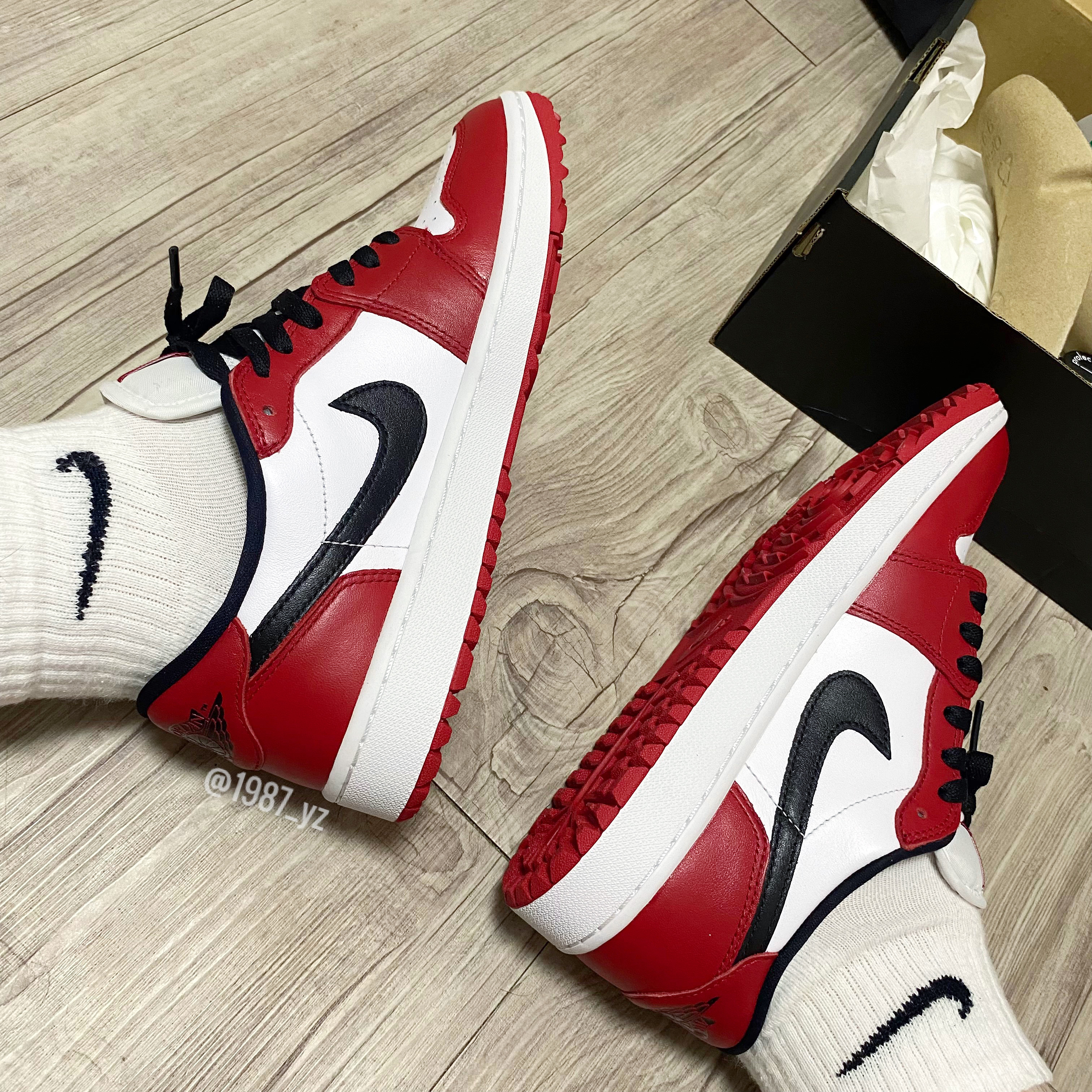 Jordan 1 Low Golf Chicago 착용 스타일