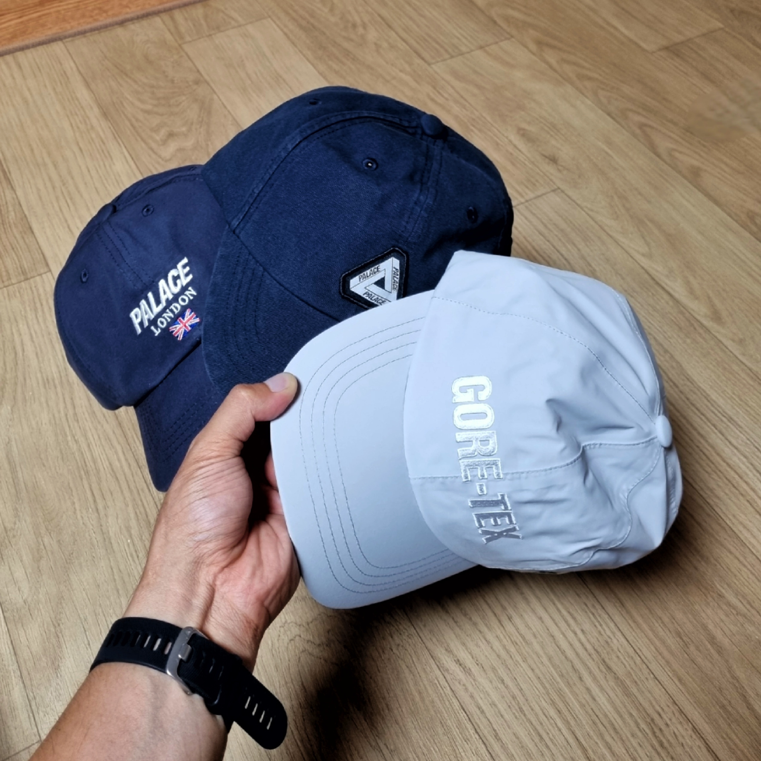 Palace London Ventile 6-Panel Navy - 22FW, Palace Garment Dyed Tri-Ferg Patch 6-Panel Navy - 22FW 착용 스타일