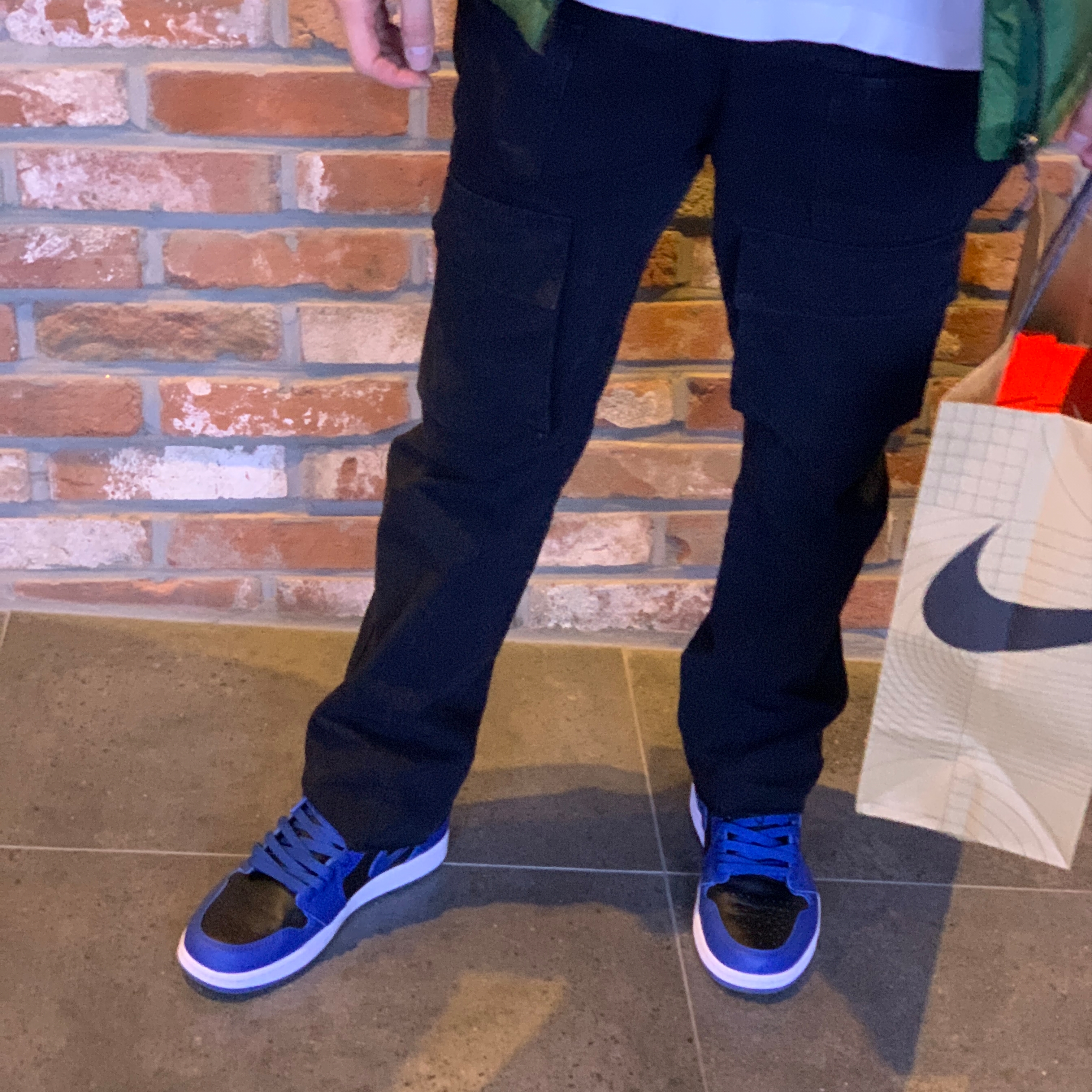 Jordan 1 Retro High OG Dark Marina Blue 착용 스타일 - 2