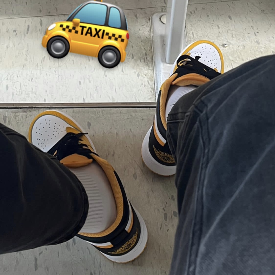 (GS) Jordan 1 Low Taxi 착용 스타일 - 2