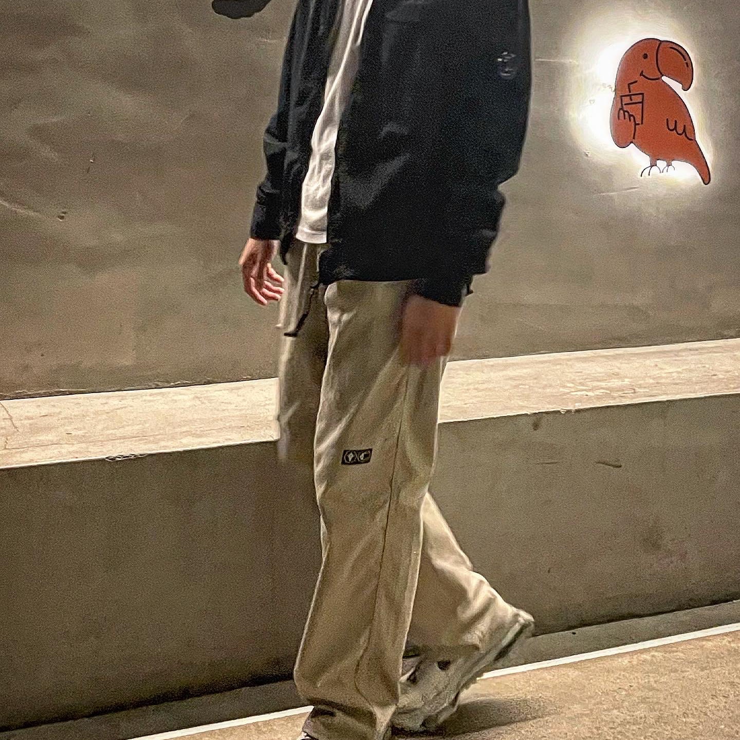 Nike x Matthew M Williams Zoom 004 Stone, C.P. Company Gabardine Zipped Shirt Black - 22FW 착용 스타일 - 2