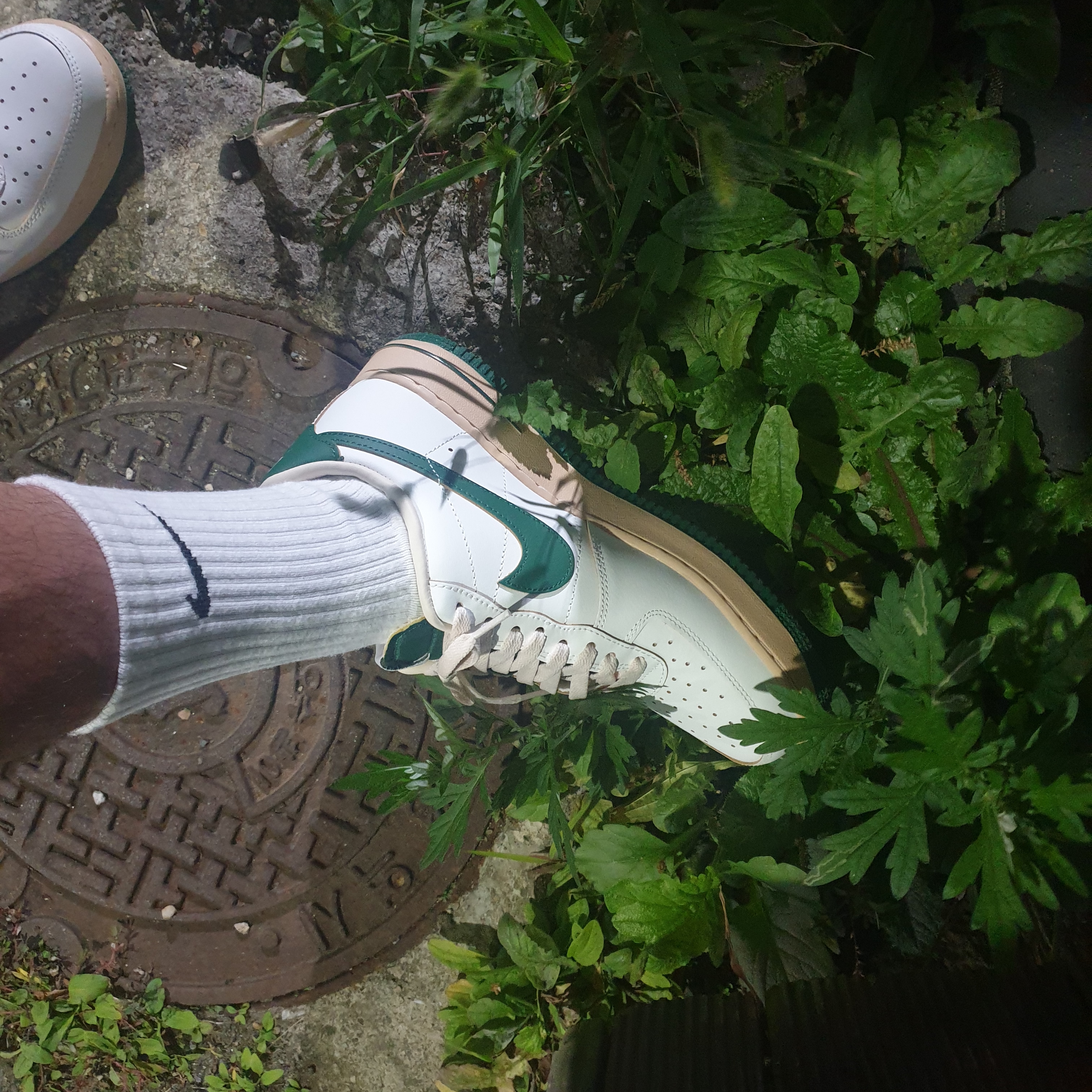 (W) Nike Air Force 1 Low Gorge Green 착용 스타일