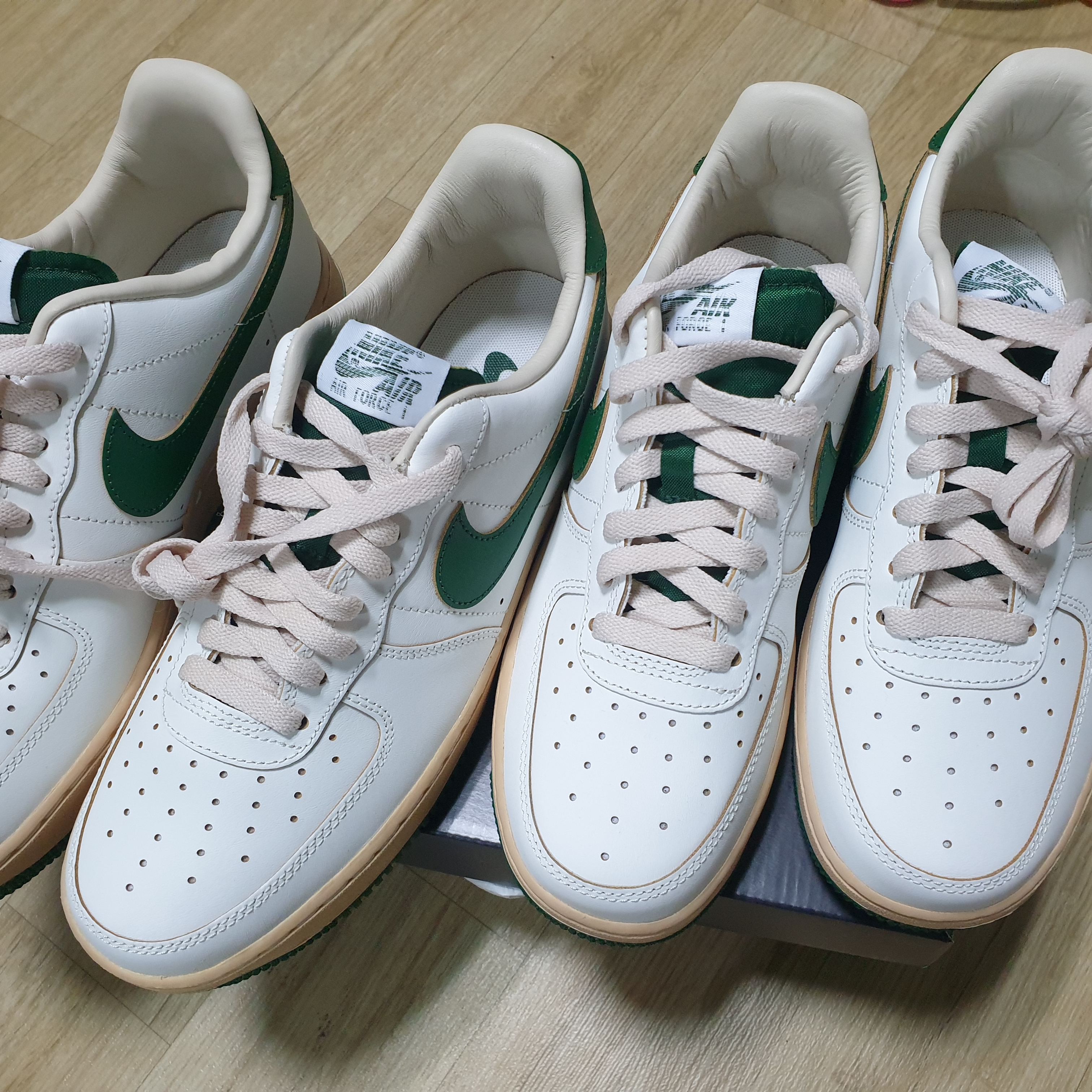 (W) Nike Air Force 1 Low Gorge Green 착용 스타일