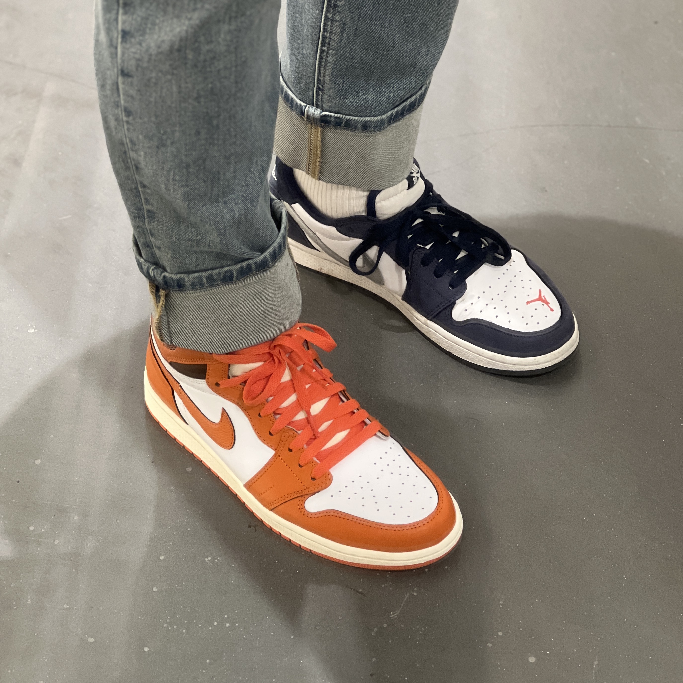 (W) Jordan 1 Retro High OG Starfish 착용 스타일 - 1