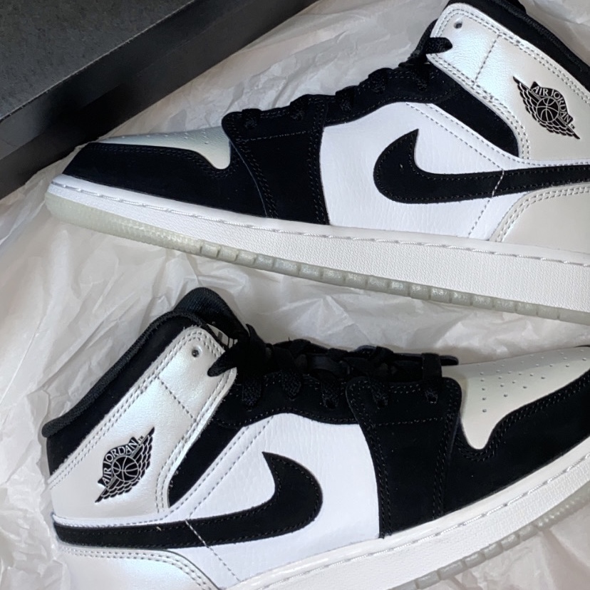 (GS) Jordan 1 Mid SE Diamond, Jordan 1 Mid SE Diamond 착용 스타일 - 2