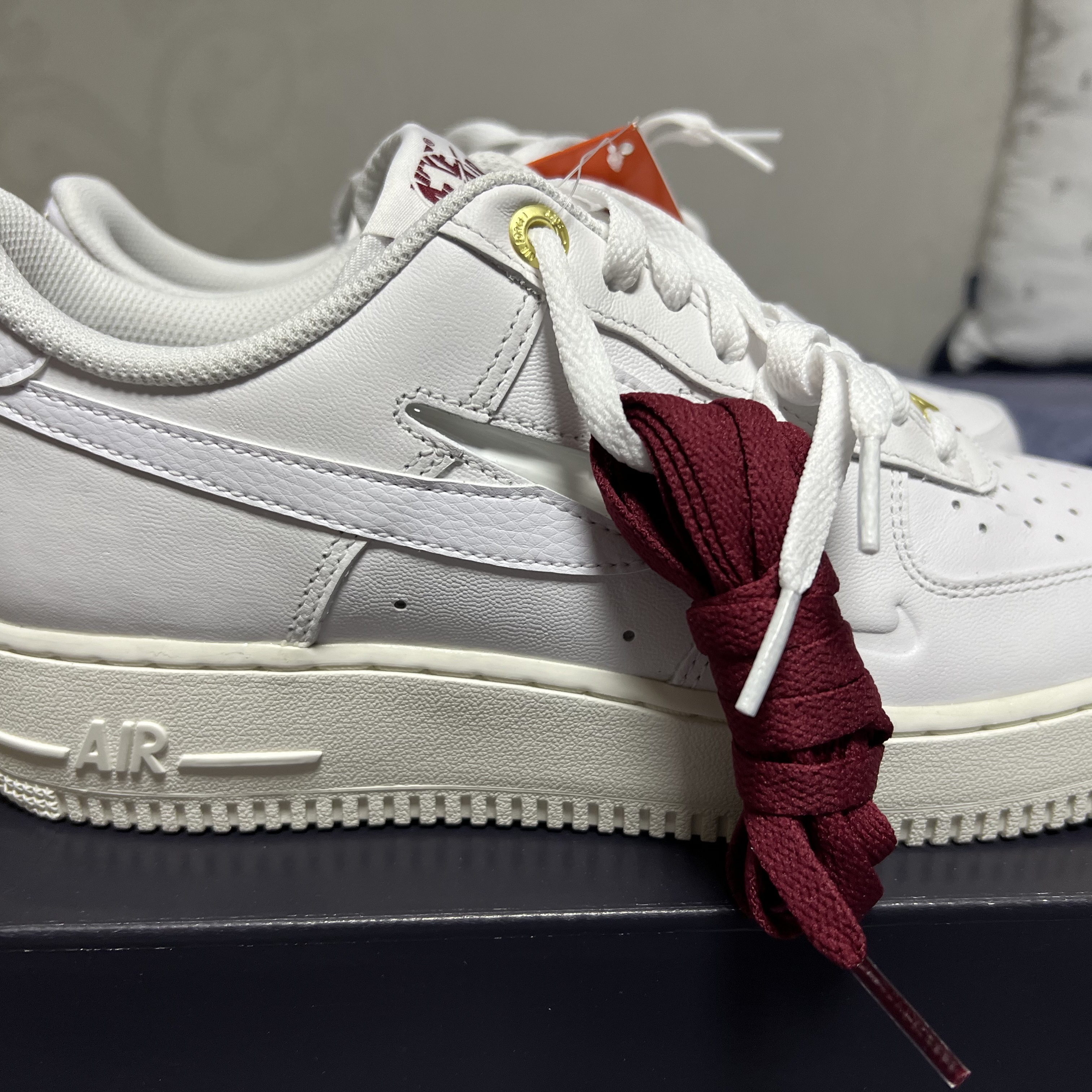 Nike Air Force 1 '07 PRM 40th Anniversary Join Forces White 착용 스타일 - 2