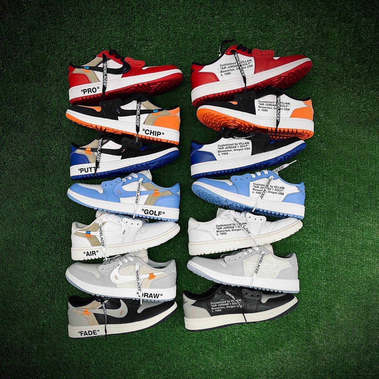Jordan 1 Low Golf Wolf Grey, Jordan 1 Low Golf Chicago 착용 스타일 - 4