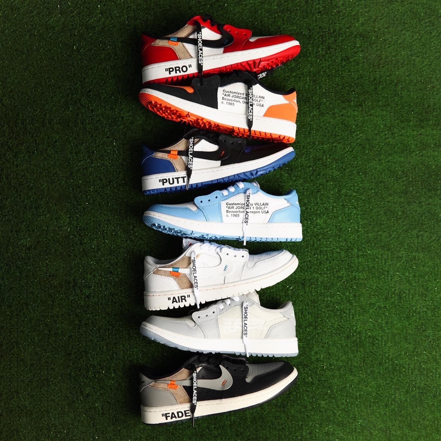 Jordan 1 Low Golf Wolf Grey, Jordan 1 Low Golf Chicago 착용 스타일 - 1