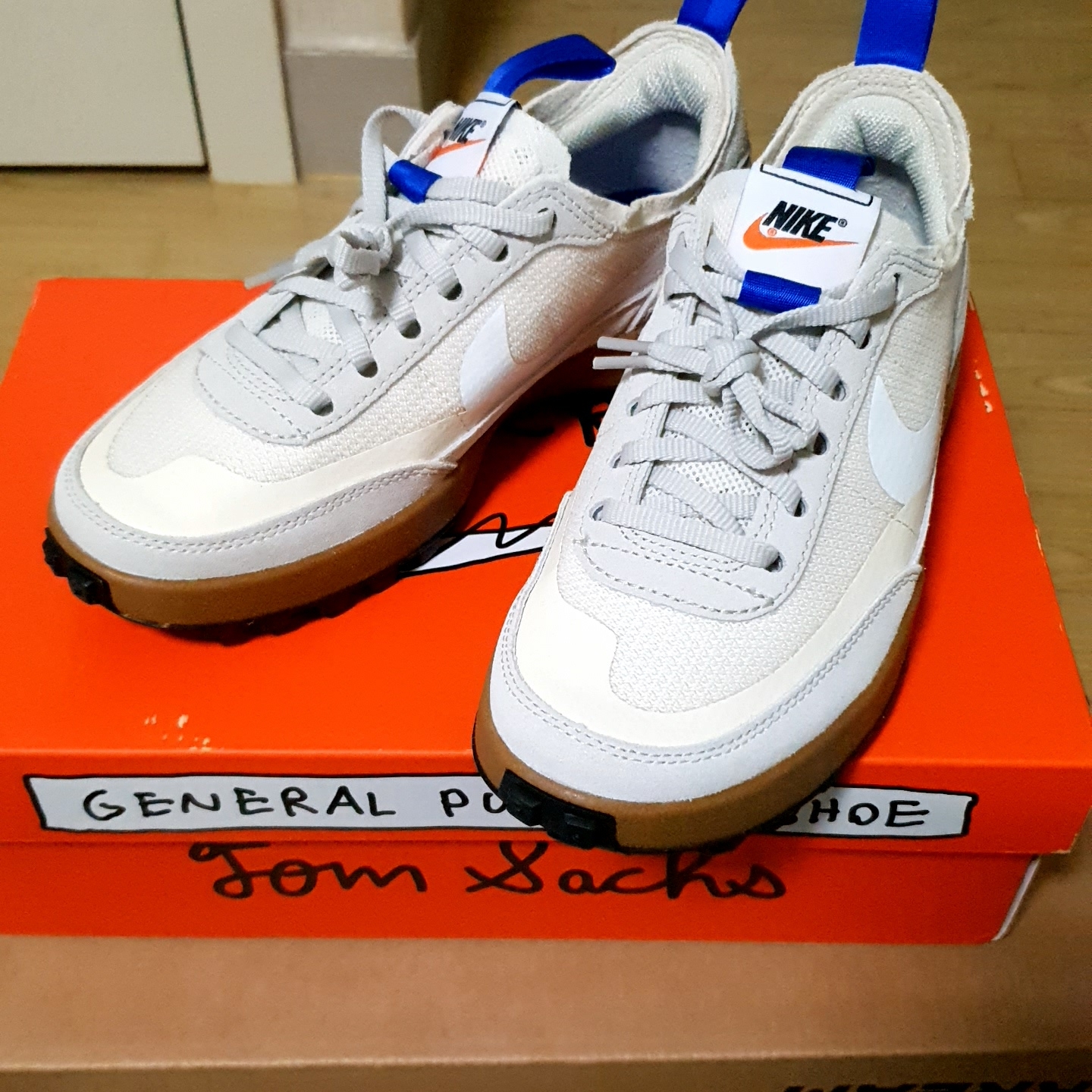Nike x Tom Sachs General Purpose Shoe Light Cream 착용 스타일 - 2