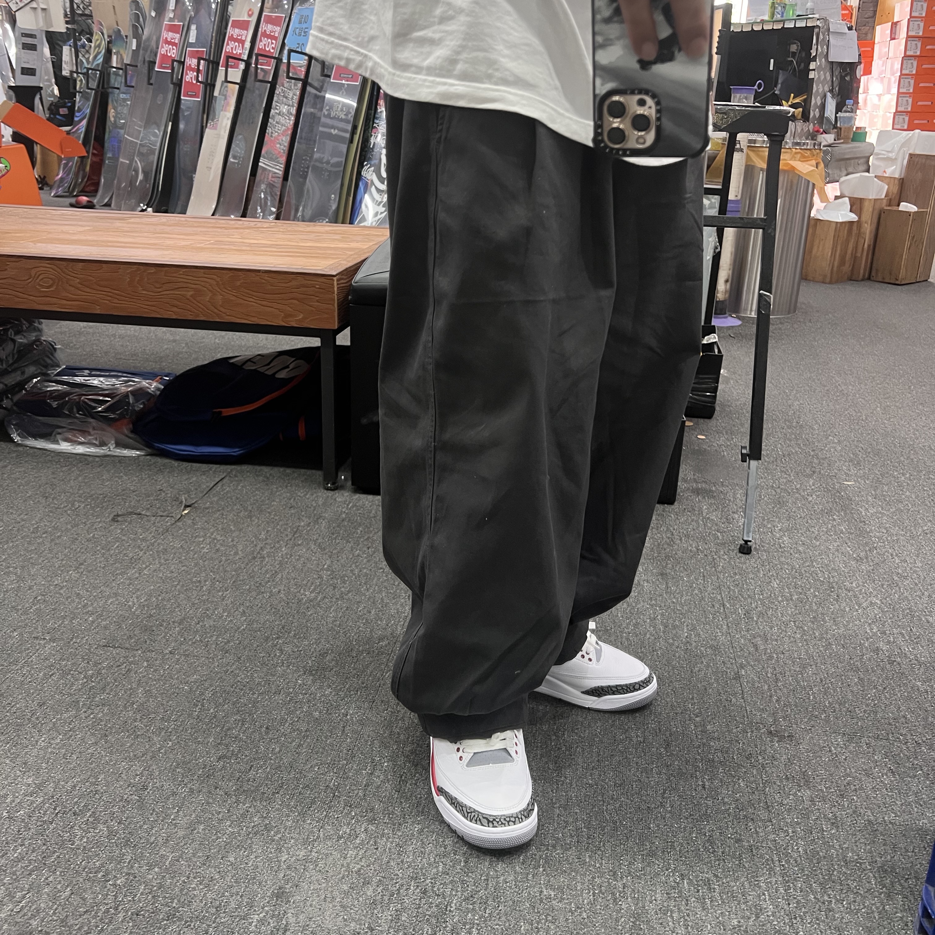 Jordan 3 Retro Fire Red 2022 착용 스타일