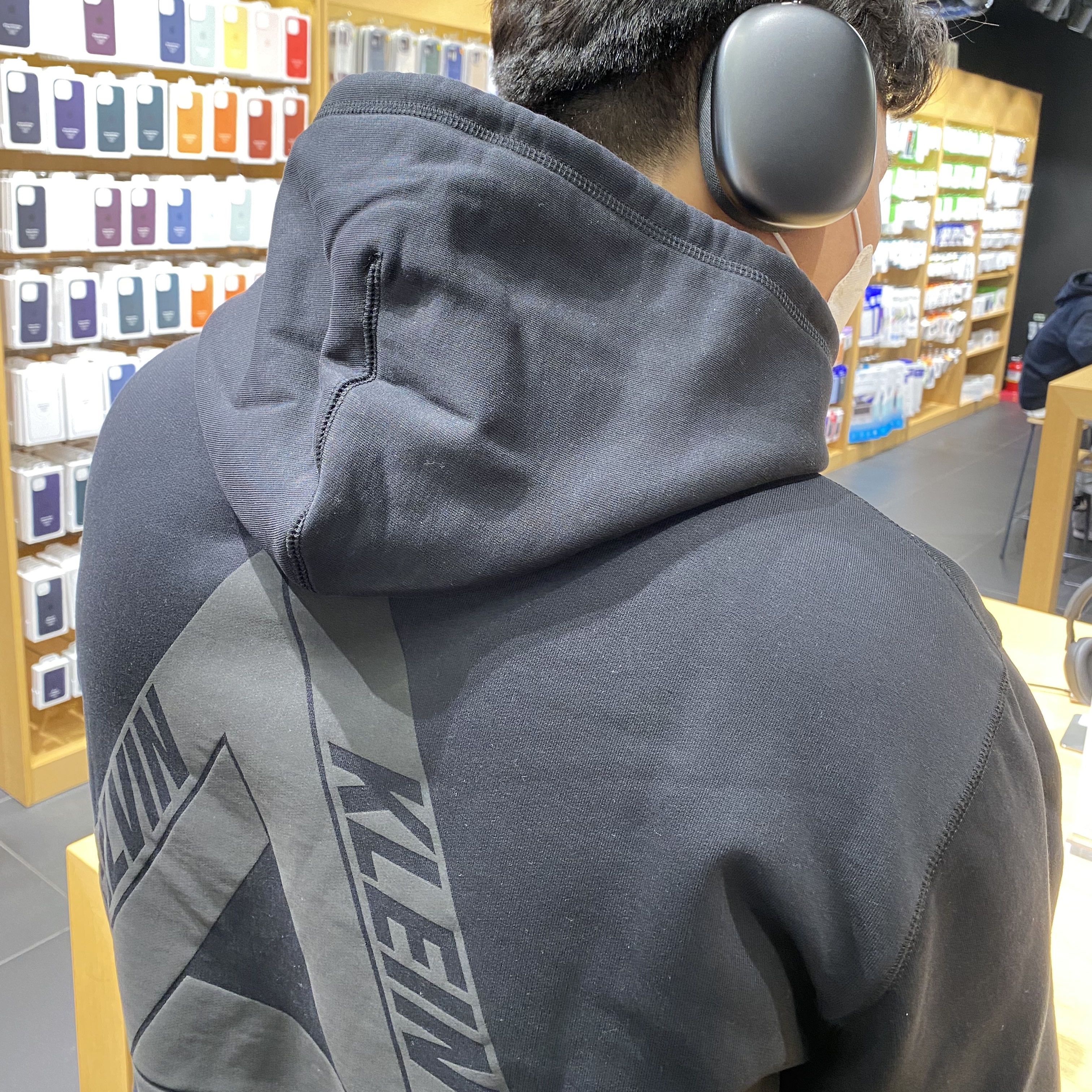 Palace x CK1 Tri-Ferg Hood Black - 22SS 착용 스타일
