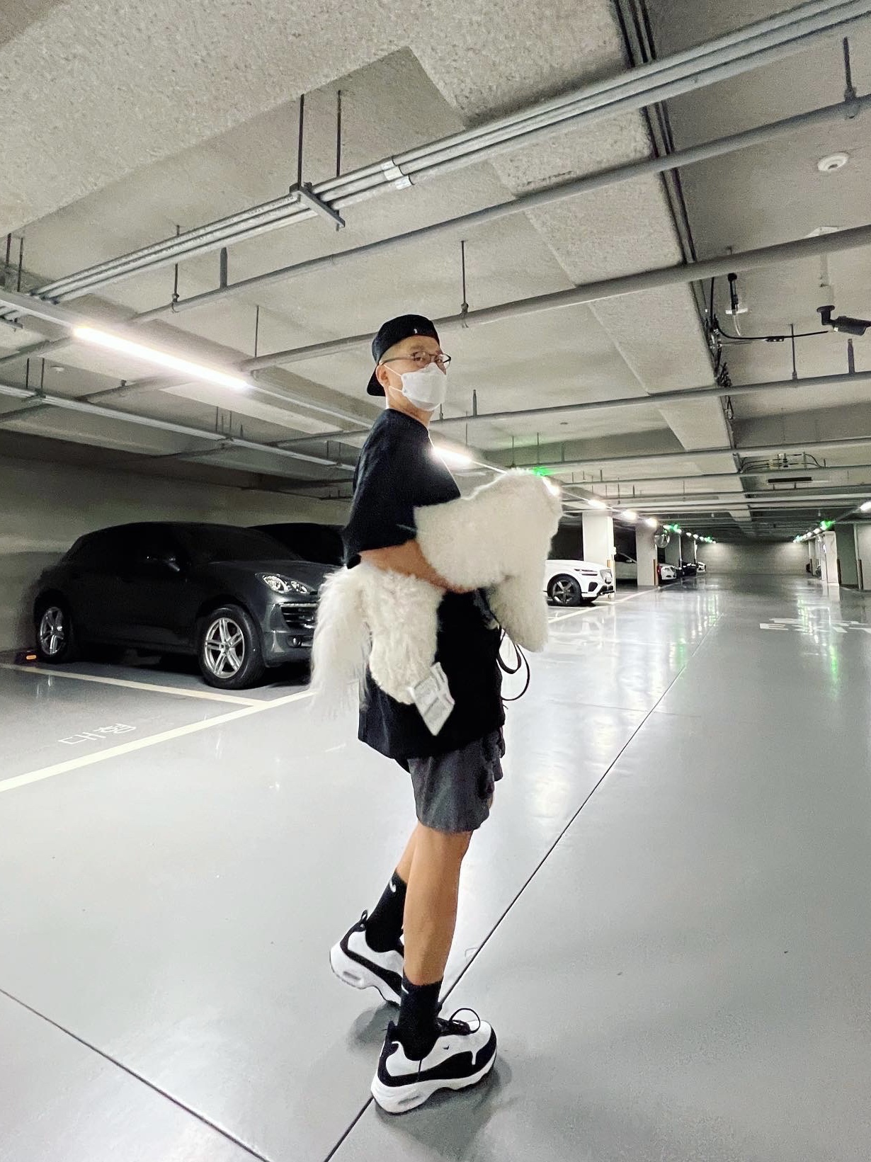 Nike x Comme des Garcons Homme Plus Air Max Sunder SP White Black 착용 스타일 - 2