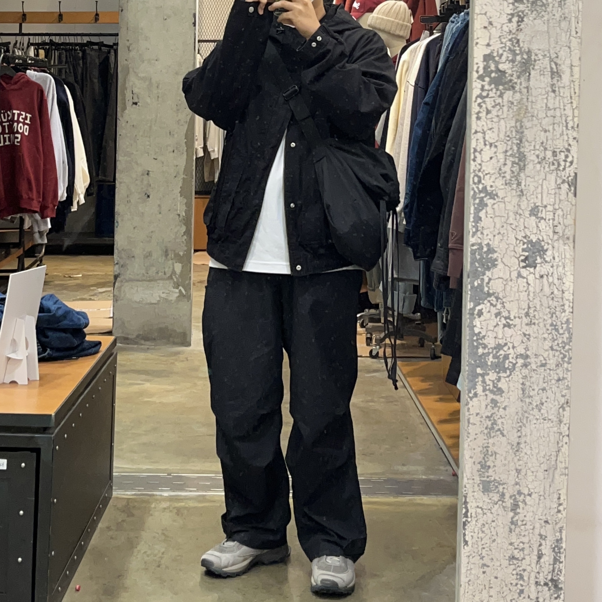 Adidas x OAMC Type O-5 Feather Grey 착용 스타일