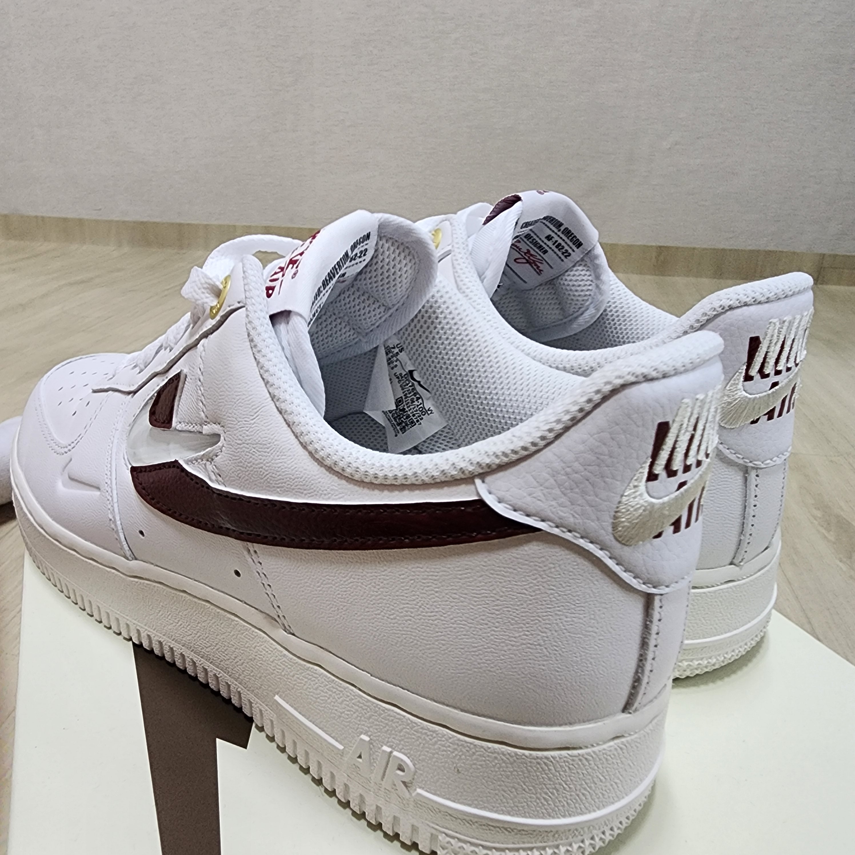 Nike Air Force 1 '07 PRM 40th Anniversary Join Forces White 착용 스타일 - 2