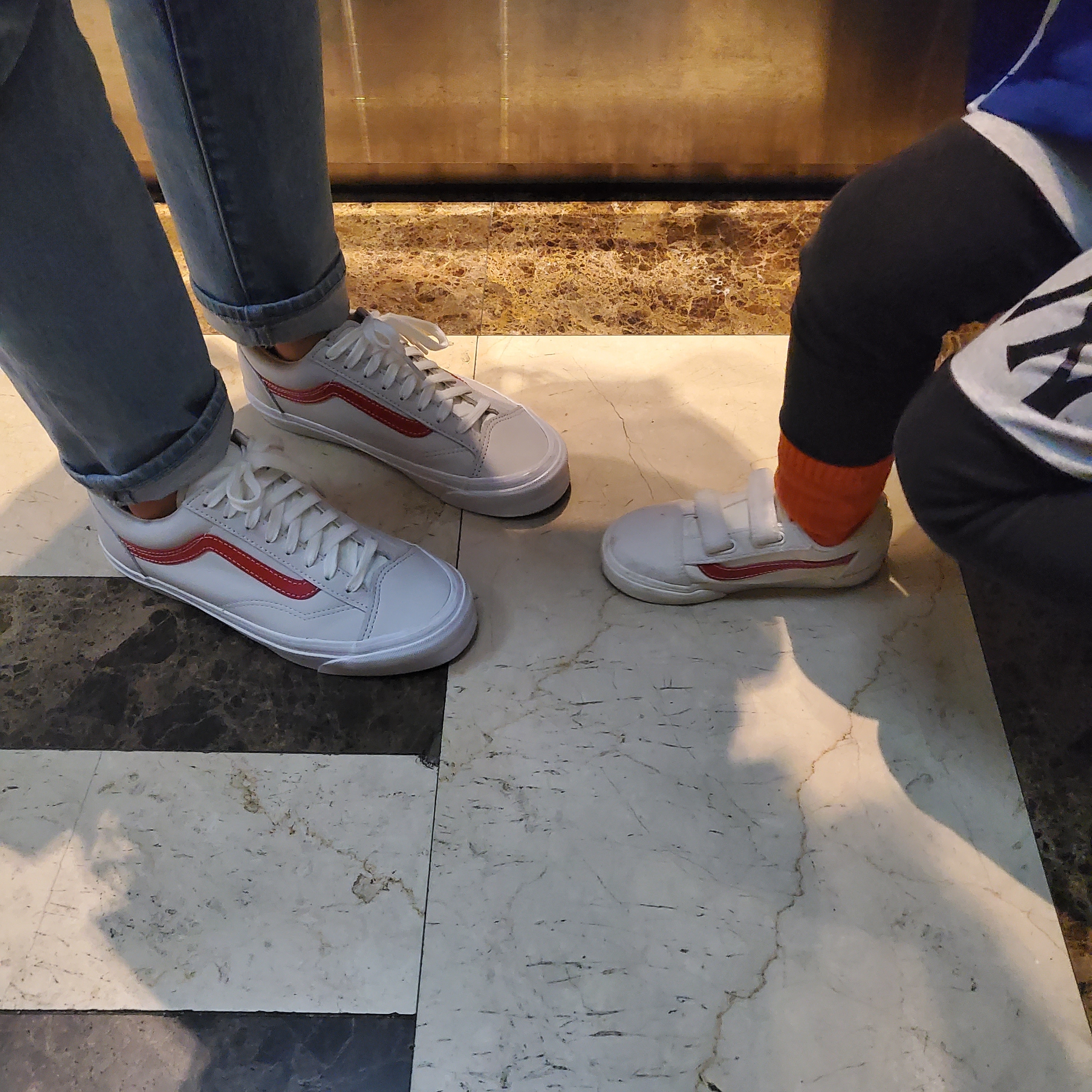 Vans Vault OG Style 36 LX Red 착용 스타일
