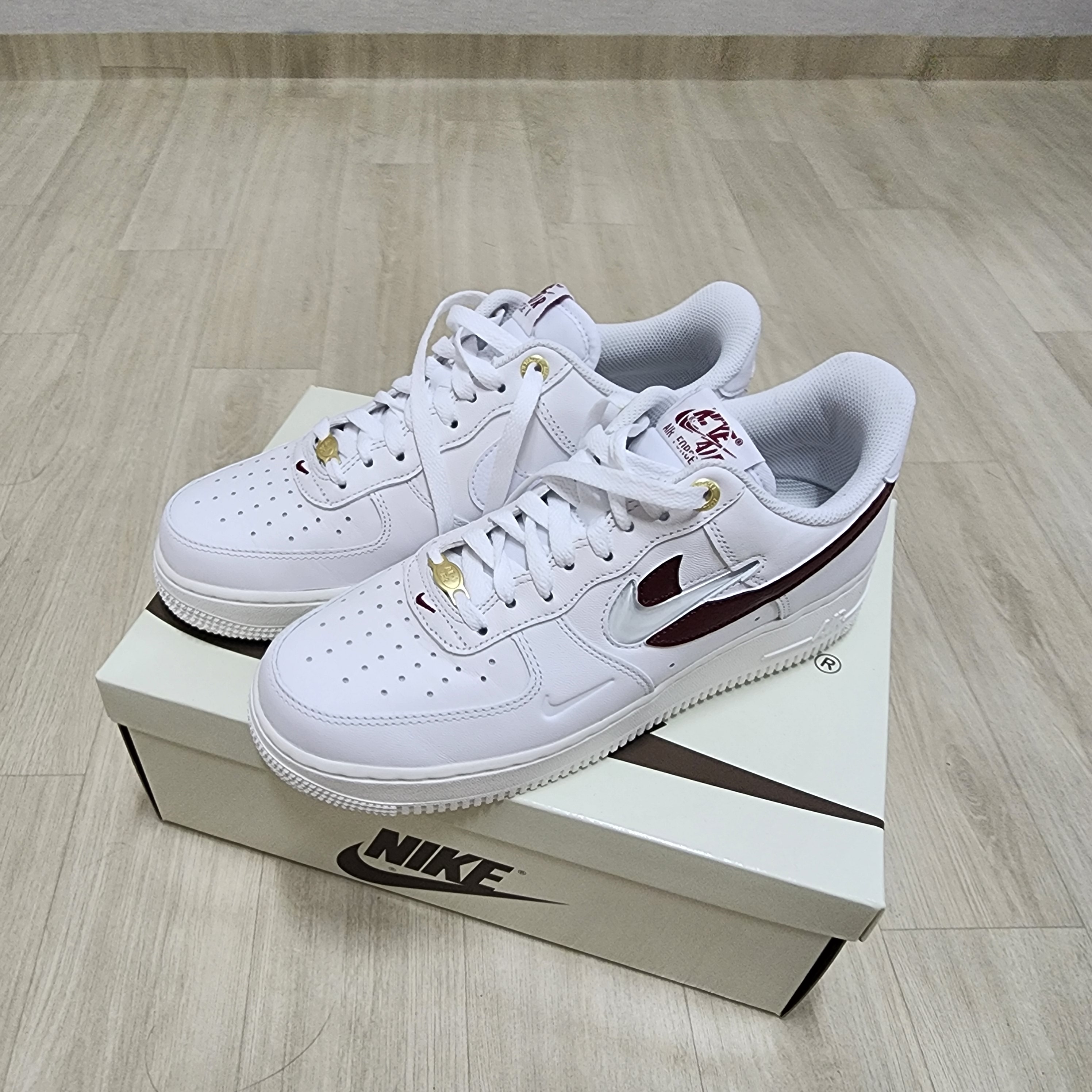 Nike Air Force 1 '07 PRM 40th Anniversary Join Forces White 착용 스타일 - 1