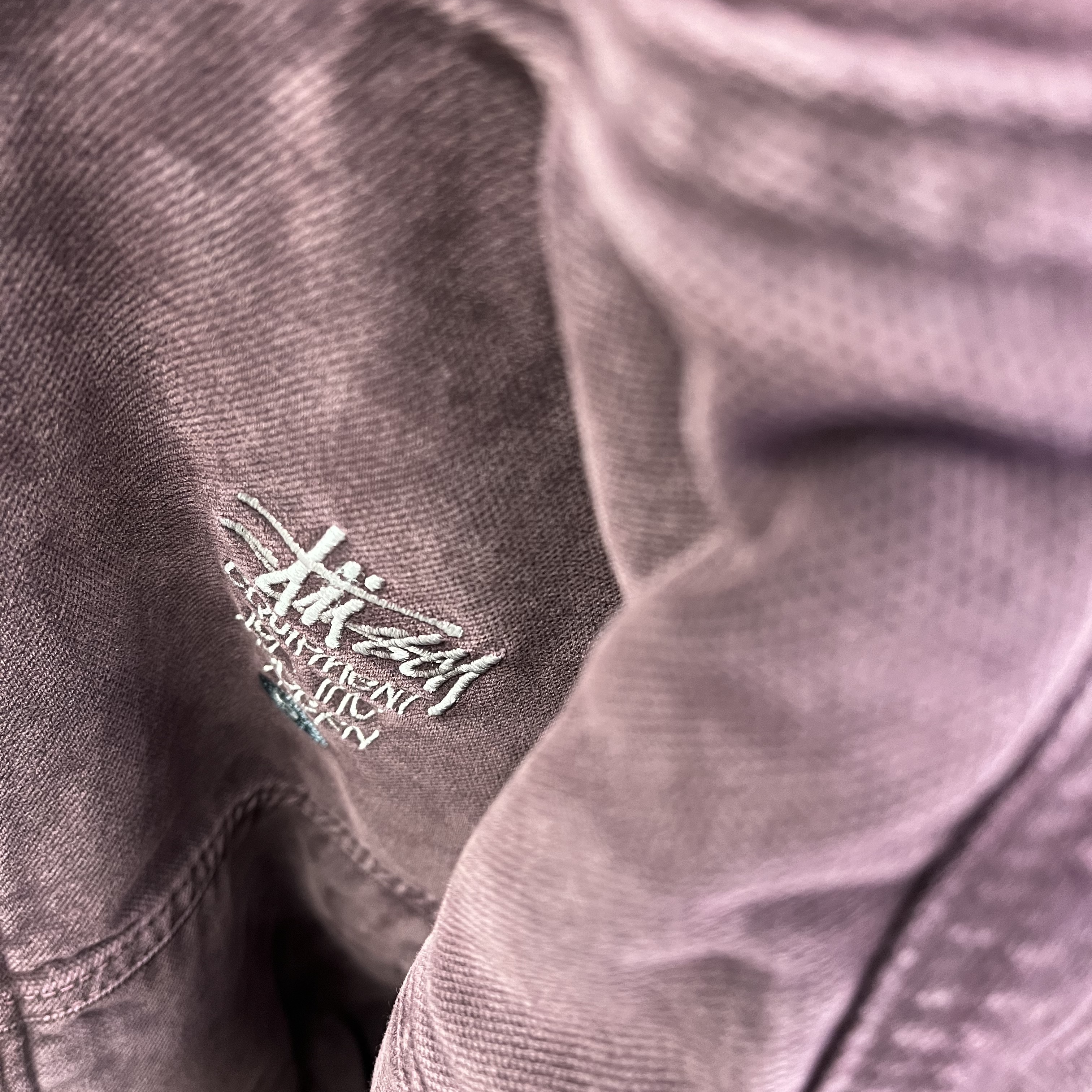 Stussy Canvas Insulated Work Jacket Purple, Stussy Canvas Insulated Work Jacket Black 착용 스타일 - 1