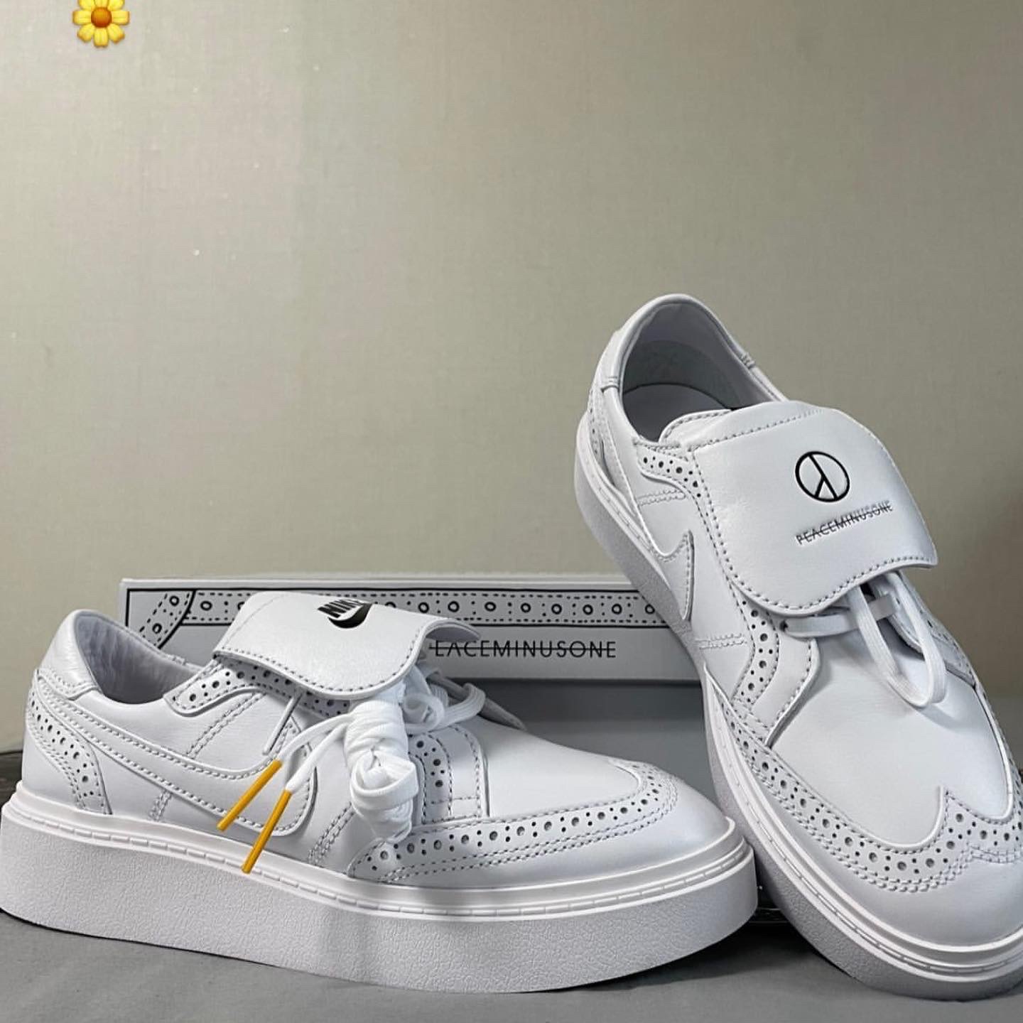 Nike x Peaceminusone Kwondo1 White 착용 스타일 - 3