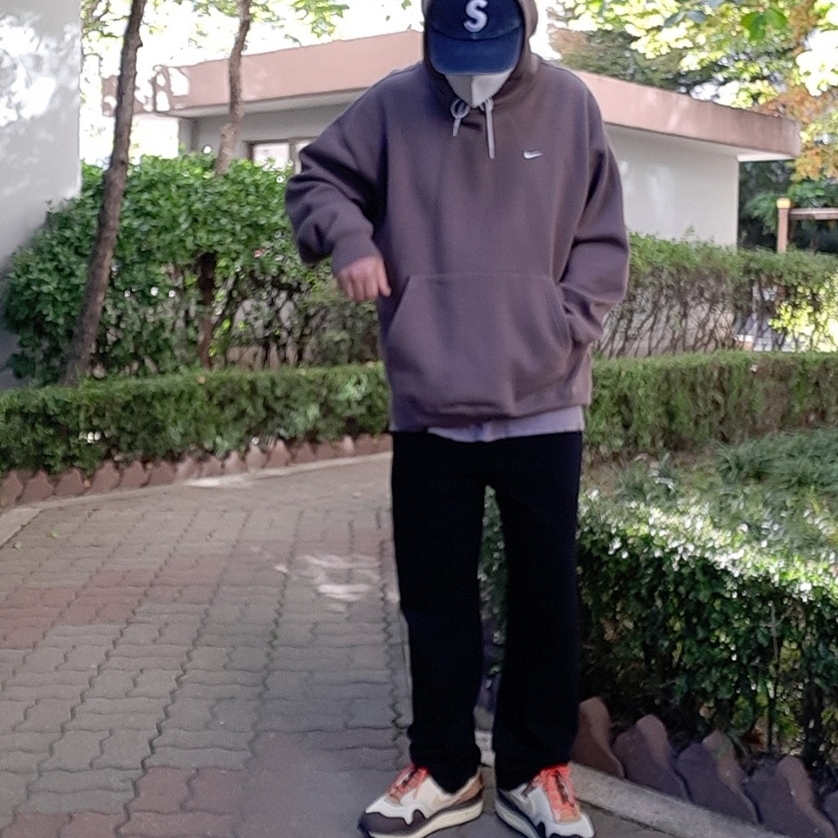 Supreme Pigment Print S Logo 6-Panel Indigo - 22FW, Nike M NRG Hoodie Olive Grey 착용 스타일 - 1
