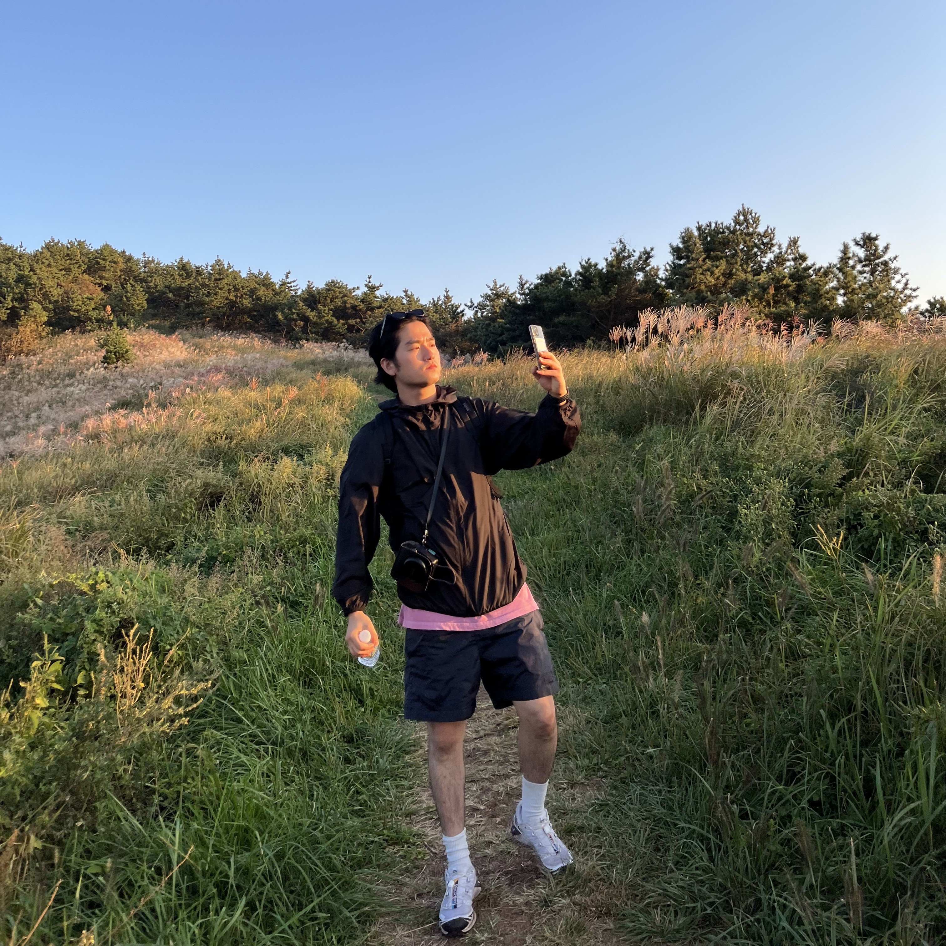 Salomon XT-6 Purple Heather, IAB Studio Pigment T-Shirt Magenta 착용 스타일