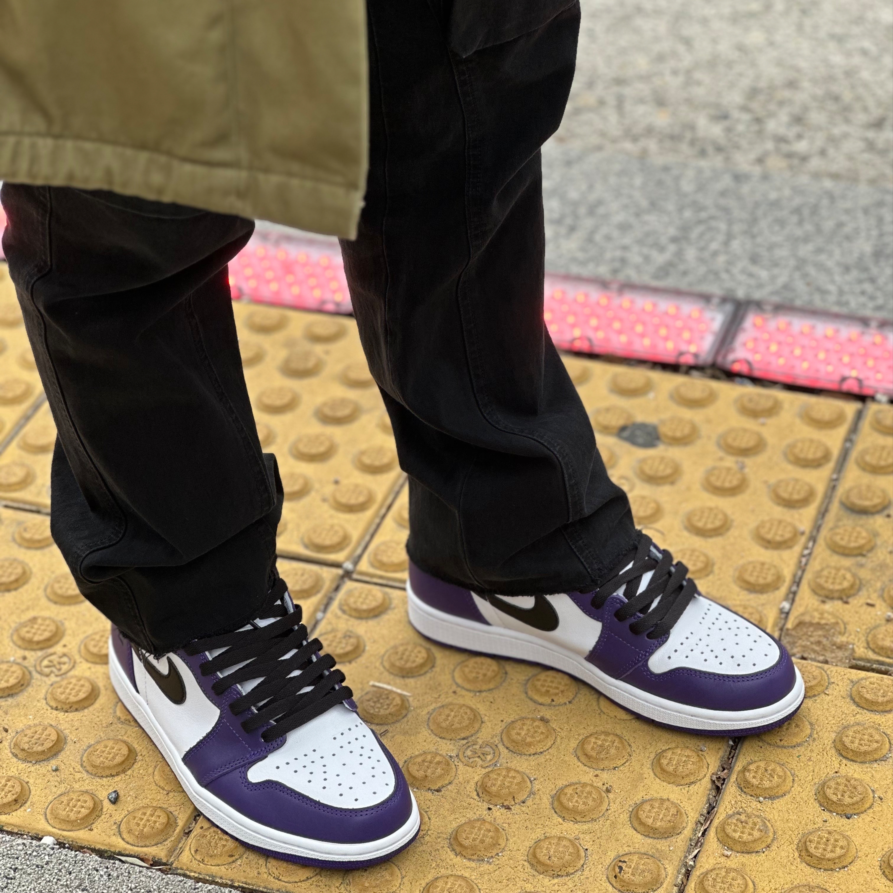 Jordan 1 Retro High OG Court Purple 2020 착용 스타일 - 2