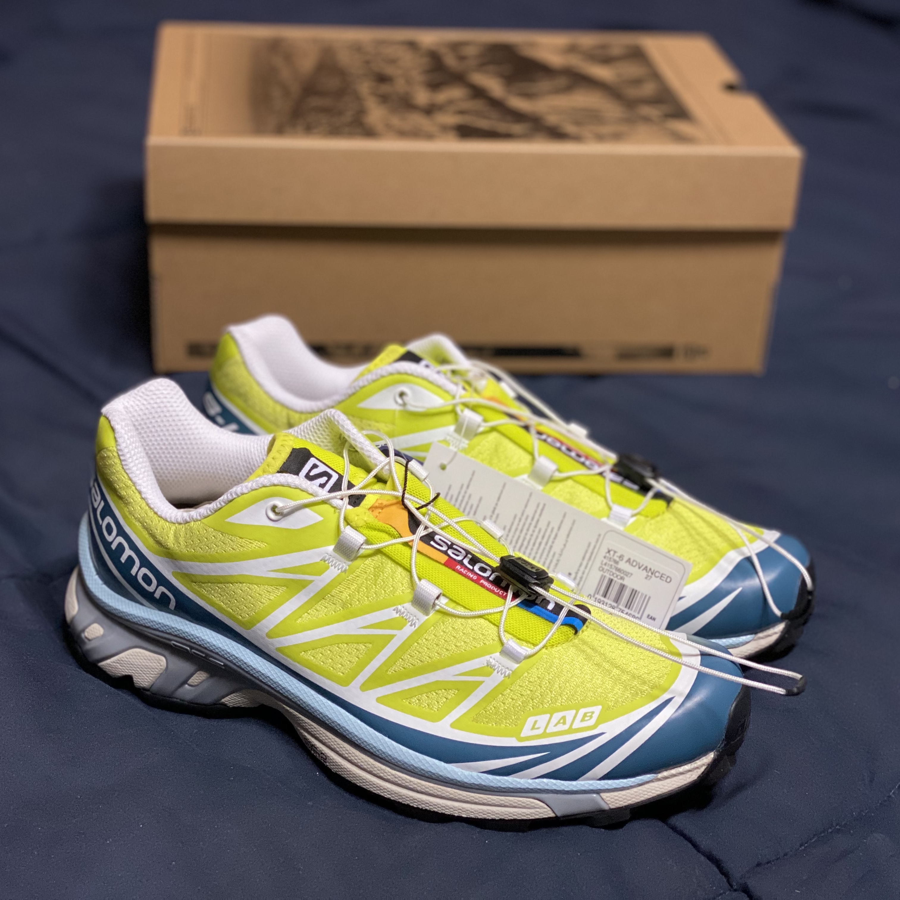 Salomon XT-6 ADV Evening Primrose 착용 스타일