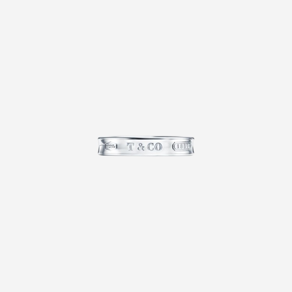 Tiffany & Co. 1837 Ring Narrow Silver 상세 이미지 2