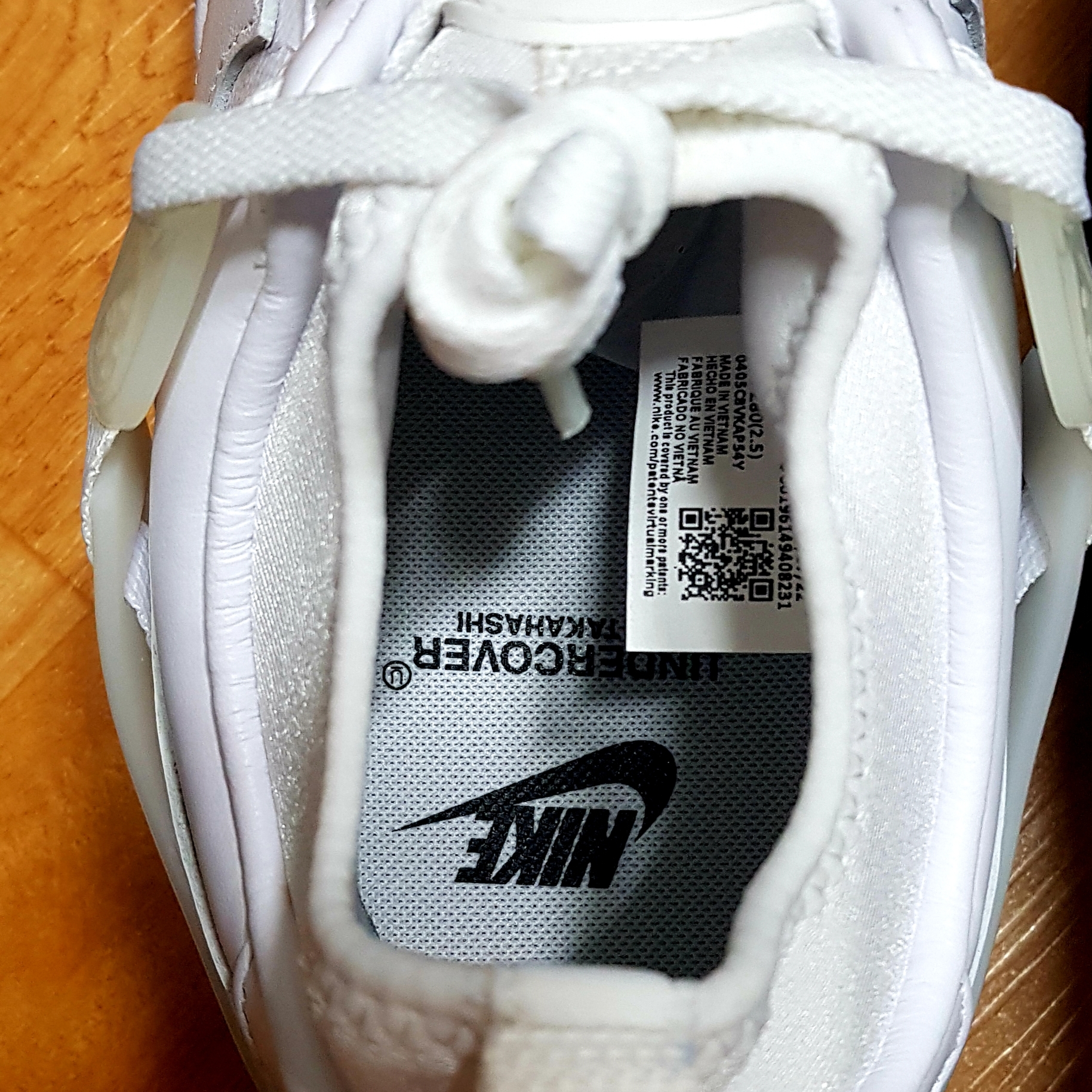 Nike x Undercover Air Force 1 Low SP White 착용 스타일 - 2