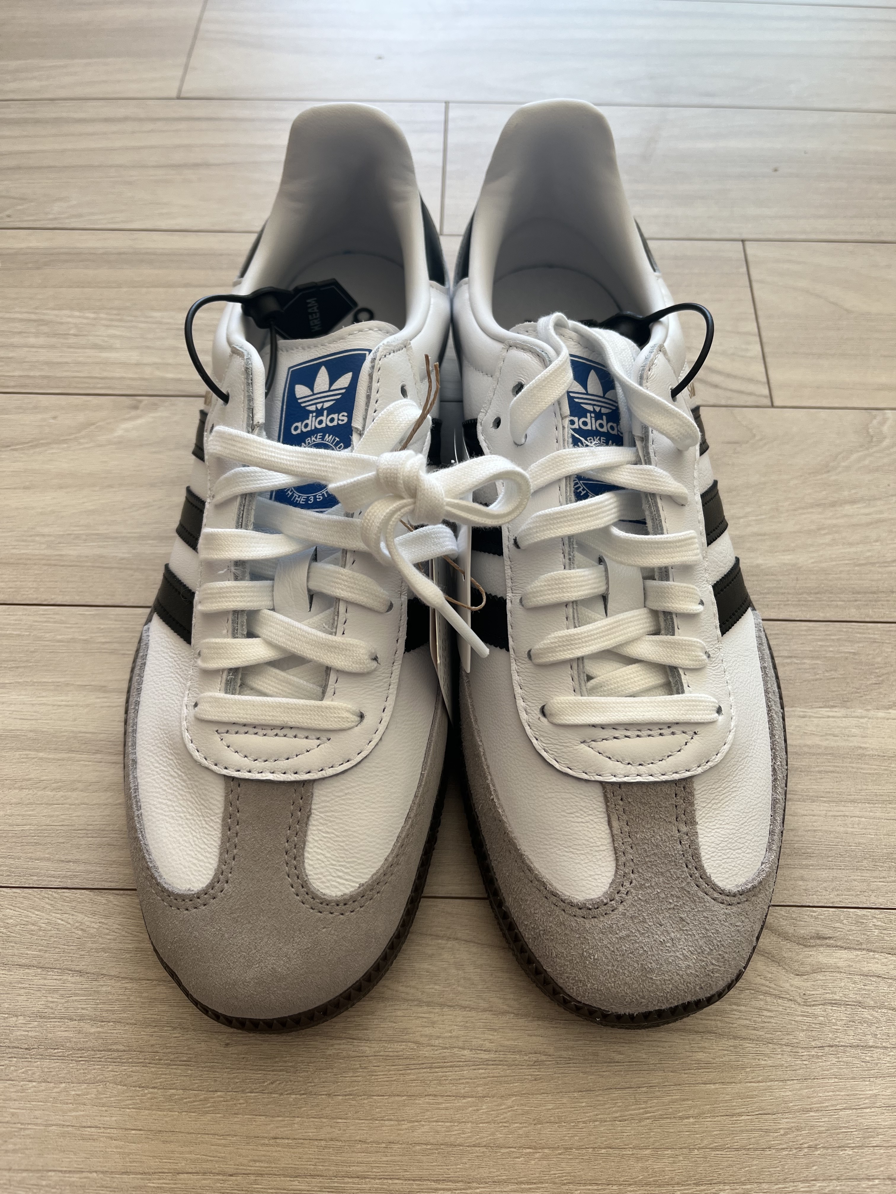 Adidas Samba OG Cloud White 착용 스타일 - 1