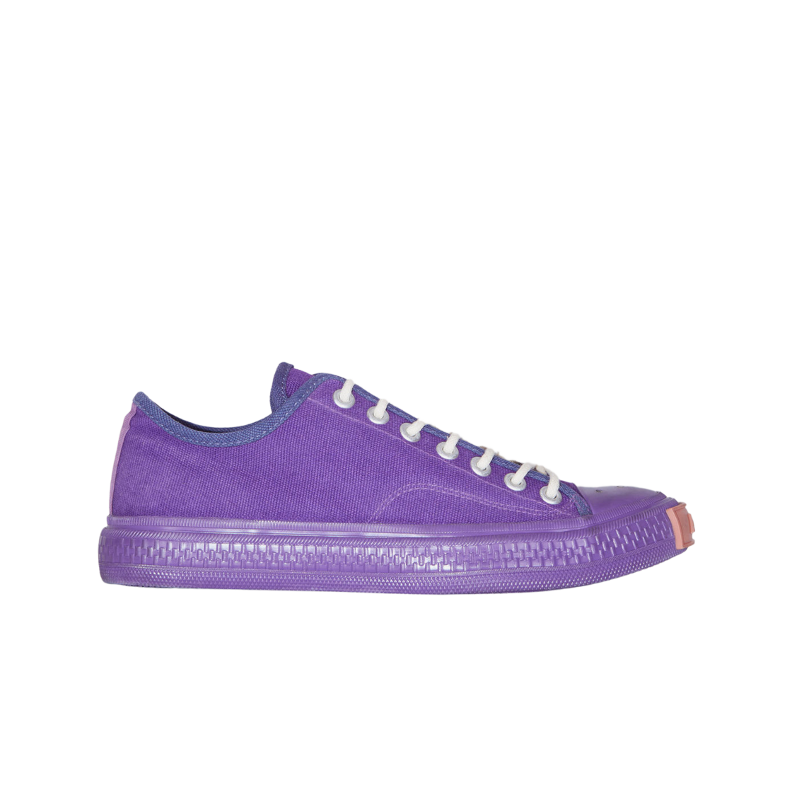 (W) 아크네 스튜디오 발로우 소프트 텀블드 로우탑 스니커즈 그레이프 퍼플((W) Acne Studios Ballow Soft Tumbled Low Top Sneakers Grape Purple) - 1
