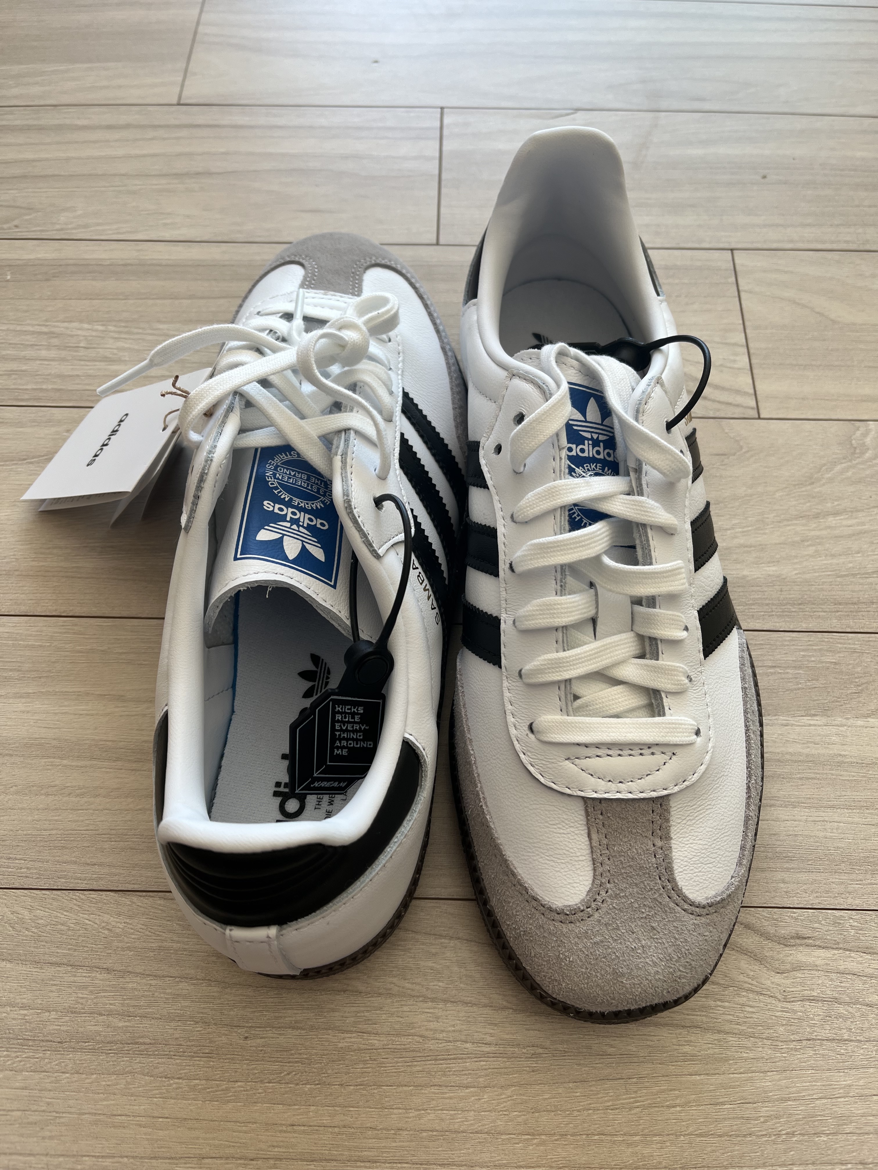 Adidas Samba OG Cloud White 착용 스타일 - 3