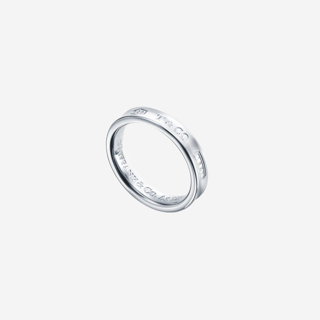 Tiffany & Co. 1837 Ring Narrow Silver 상세 이미지 1