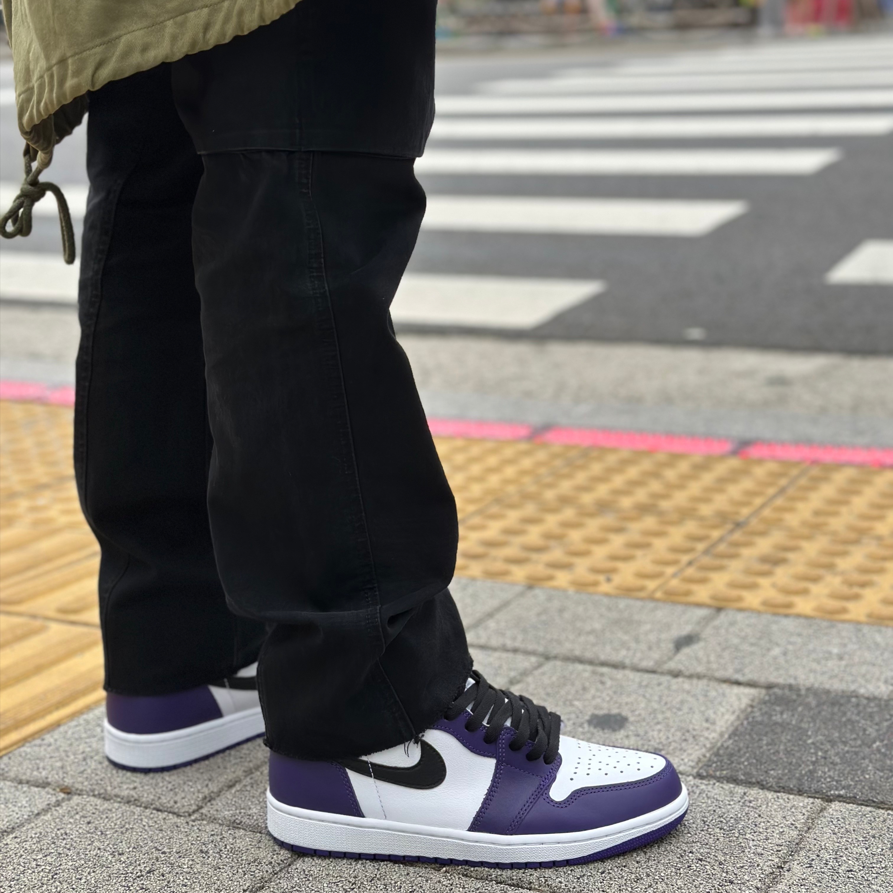Jordan 1 Retro High OG Court Purple 2020 착용 스타일 - 1