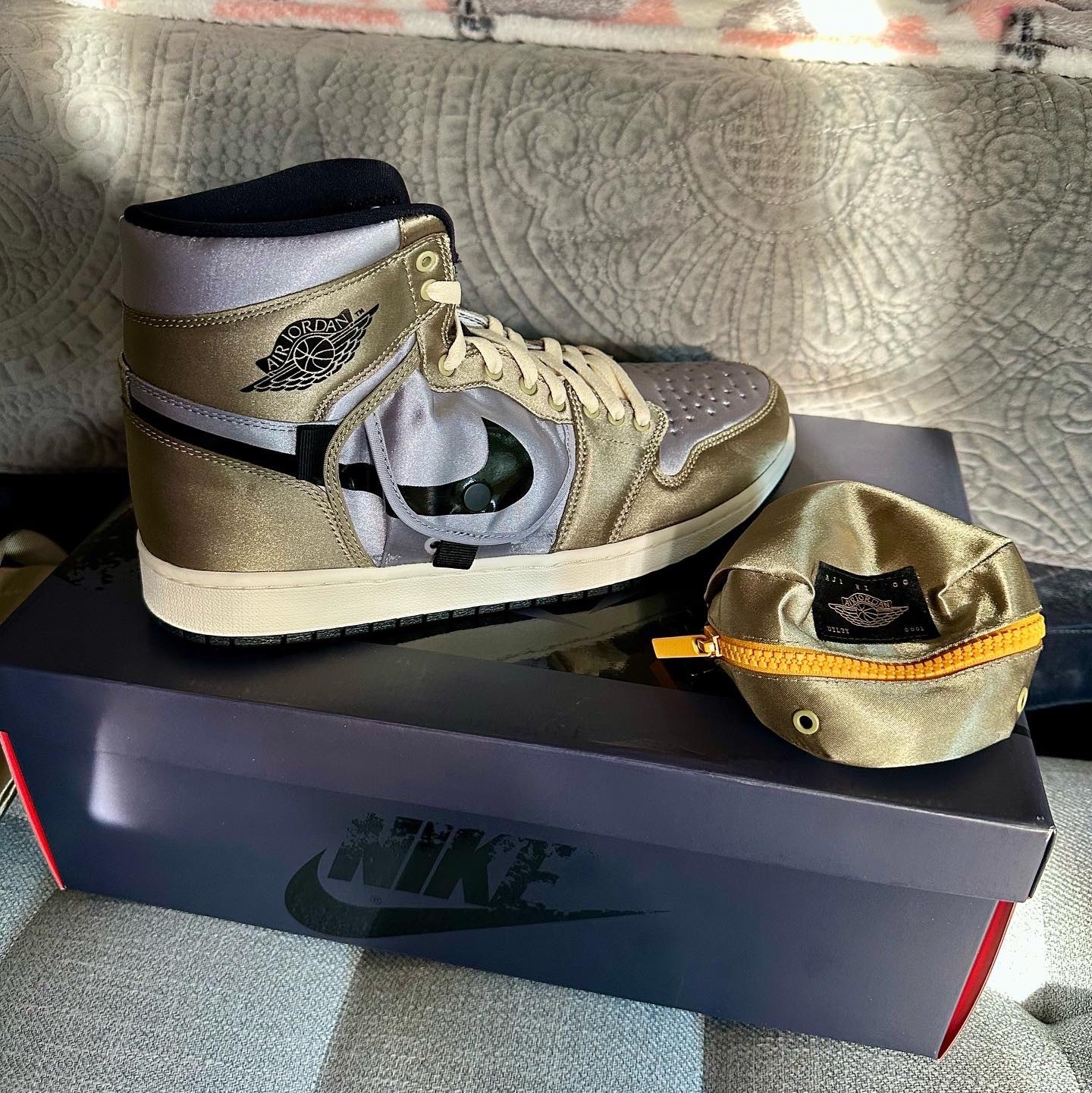 Jordan 1 High Utility SP Stash, Jordan 1 High Utility White Black 착용 스타일 - 1