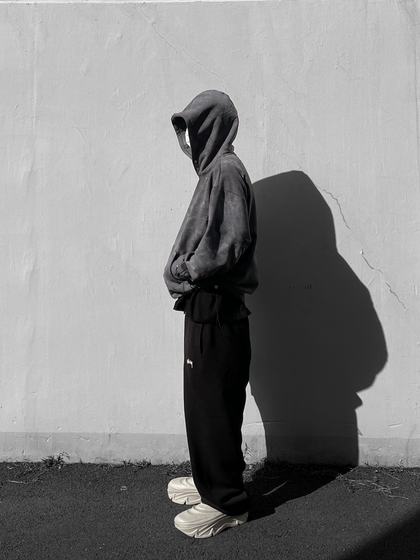 Stussy Overdyed Sweatpants Black 2021 착용 스타일 - 5