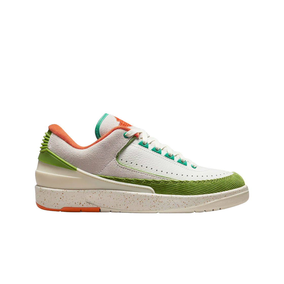 (W) 조던 2 x 타이탄 레트로 로우 세일 세이프티 오렌지((W) Jordan 2 x Titan Retro Low Sail Safety Orange)