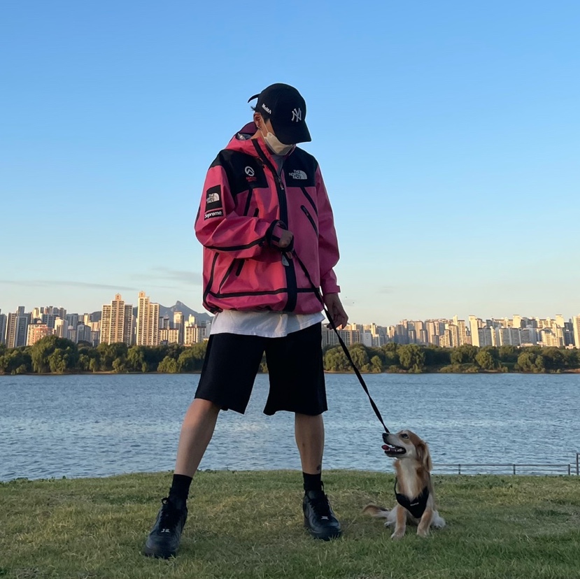 Supreme x The North Face Summit Series Outer Tape Seam Jacket Pink - 21SS, Nike x Supreme Air Force 1 Low Black 착용 스타일