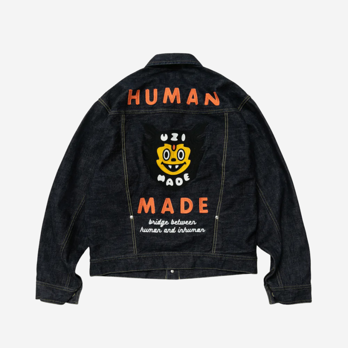 휴먼 메이드 x 카우스 데님 워크 자켓 #1 인디고 | Human Made | KREAM