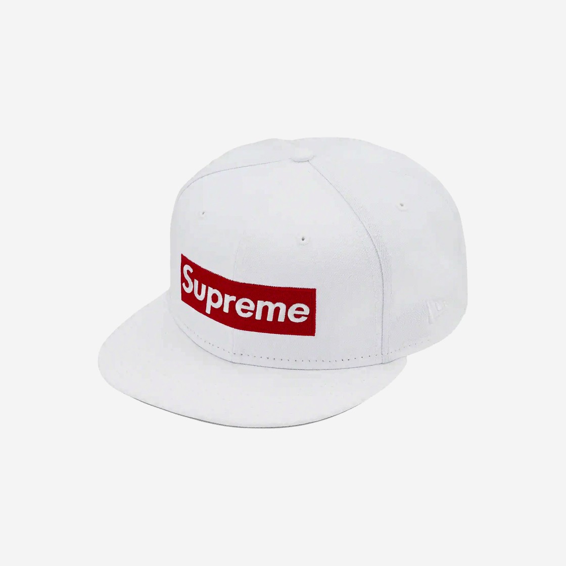 Supreme Money Box Logo New Era White - 22FW 상세 이미지 1