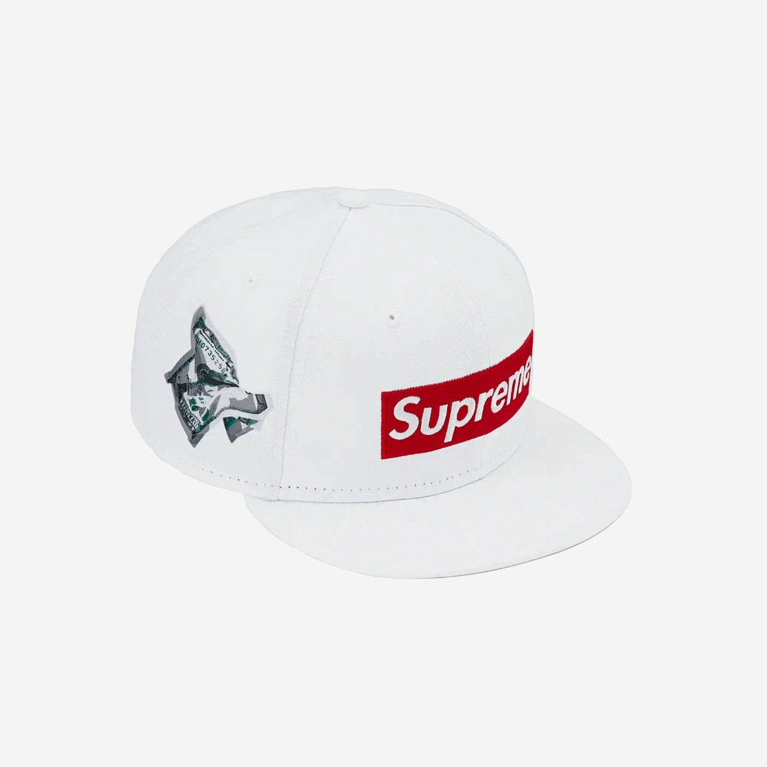 Supreme Money Box Logo New Era White - 22FW 상세 이미지 2