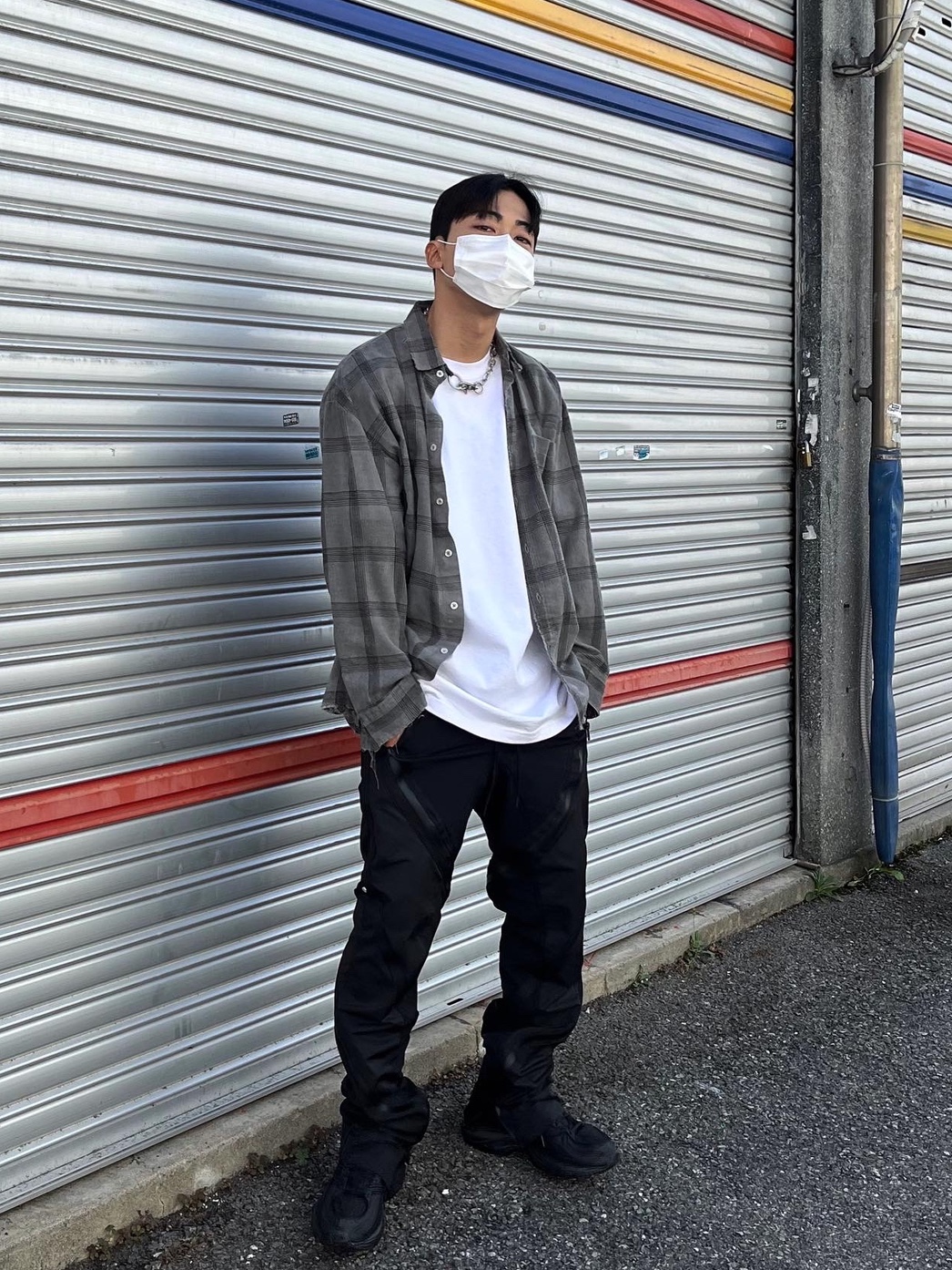 Our Legacy Ladon Brass Keychain Matte Nickel, Reebok x Kanghyuk Premier Road Modern Mid Black 착용 스타일