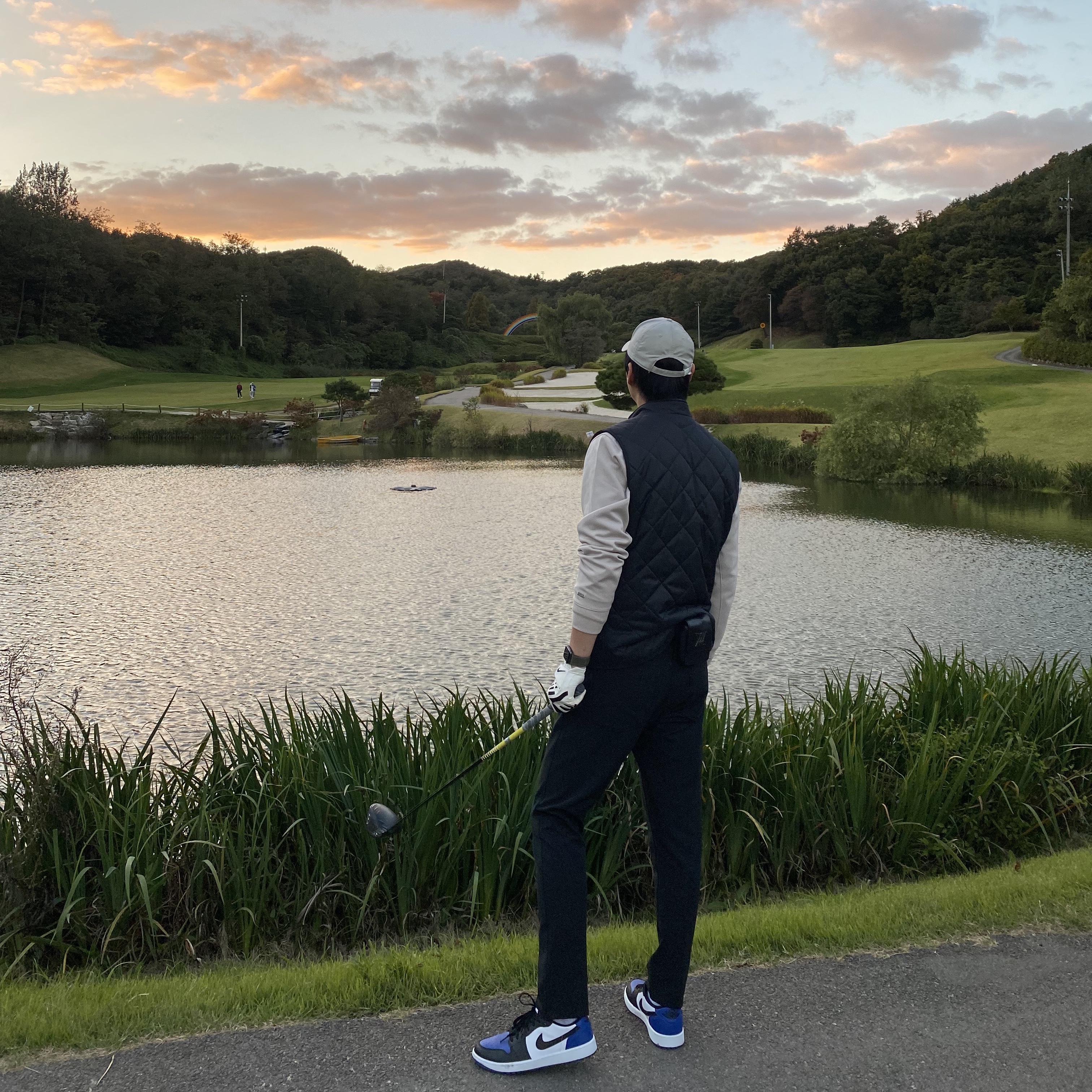 Jordan 1 Low Golf Sport Royal 착용 스타일