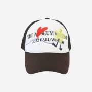 The Museum Visitor Hand Stitched Childern Mesh Cap Brown - 22SS