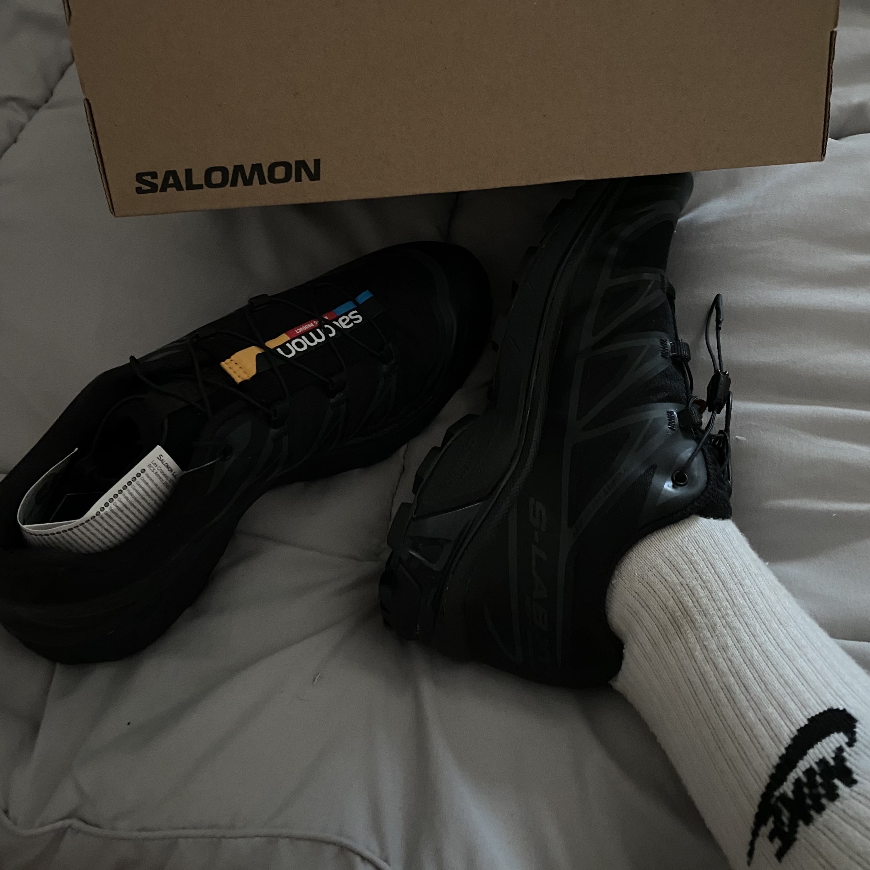 Salomon XT-6 ADV Black 착용 스타일 - 1