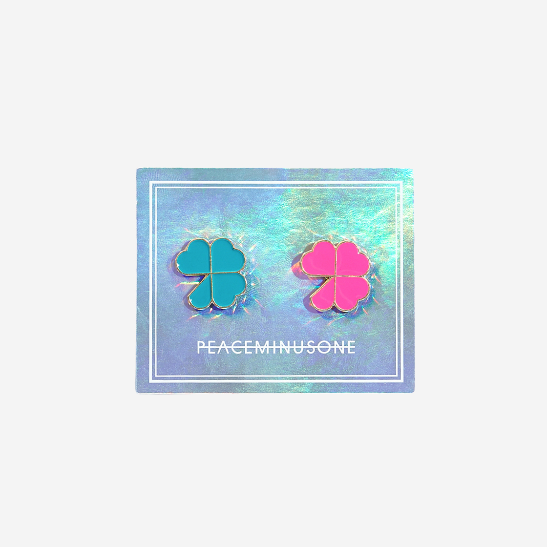 피스마이너스원 클로버 핀 세트 #1 민트 핑크 | Peaceminusone | KREAM