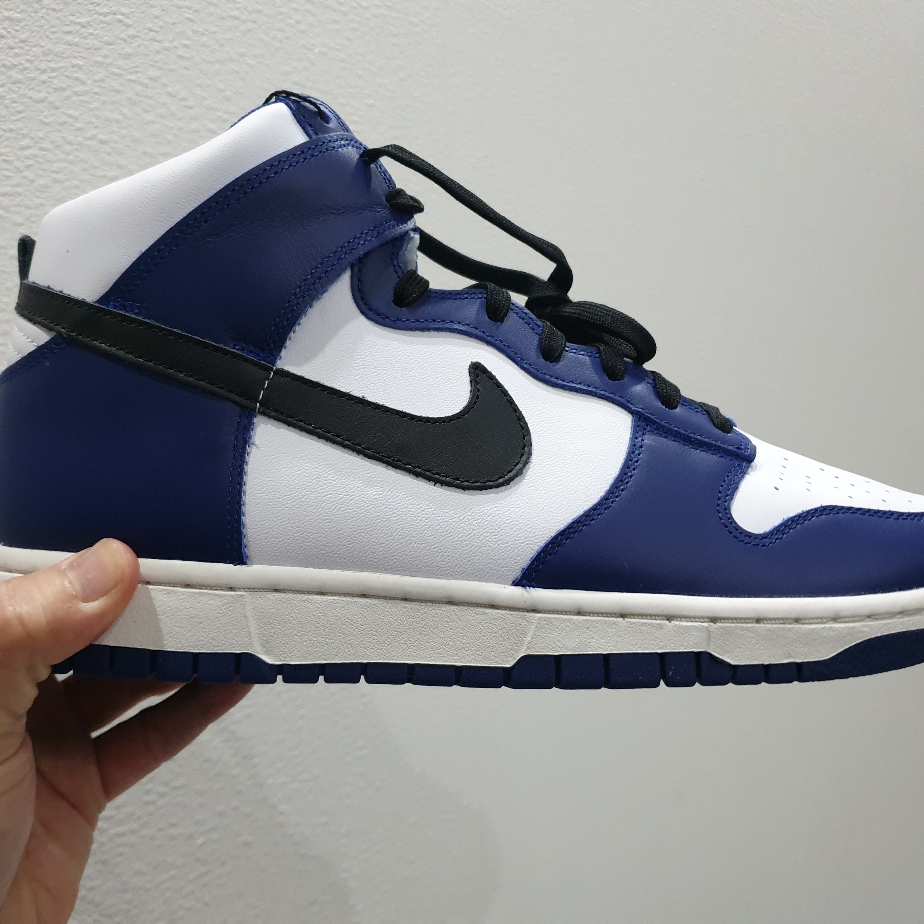 (W) Nike Dunk High Deep Royal Blue, Nike x Ambush Dunk High Deep Royal Blue 착용 스타일 - 1