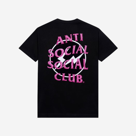 안티 소셜 소셜 클럽 x 프라그먼트 프레셔스 페탈 티셔츠 블랙 핑크