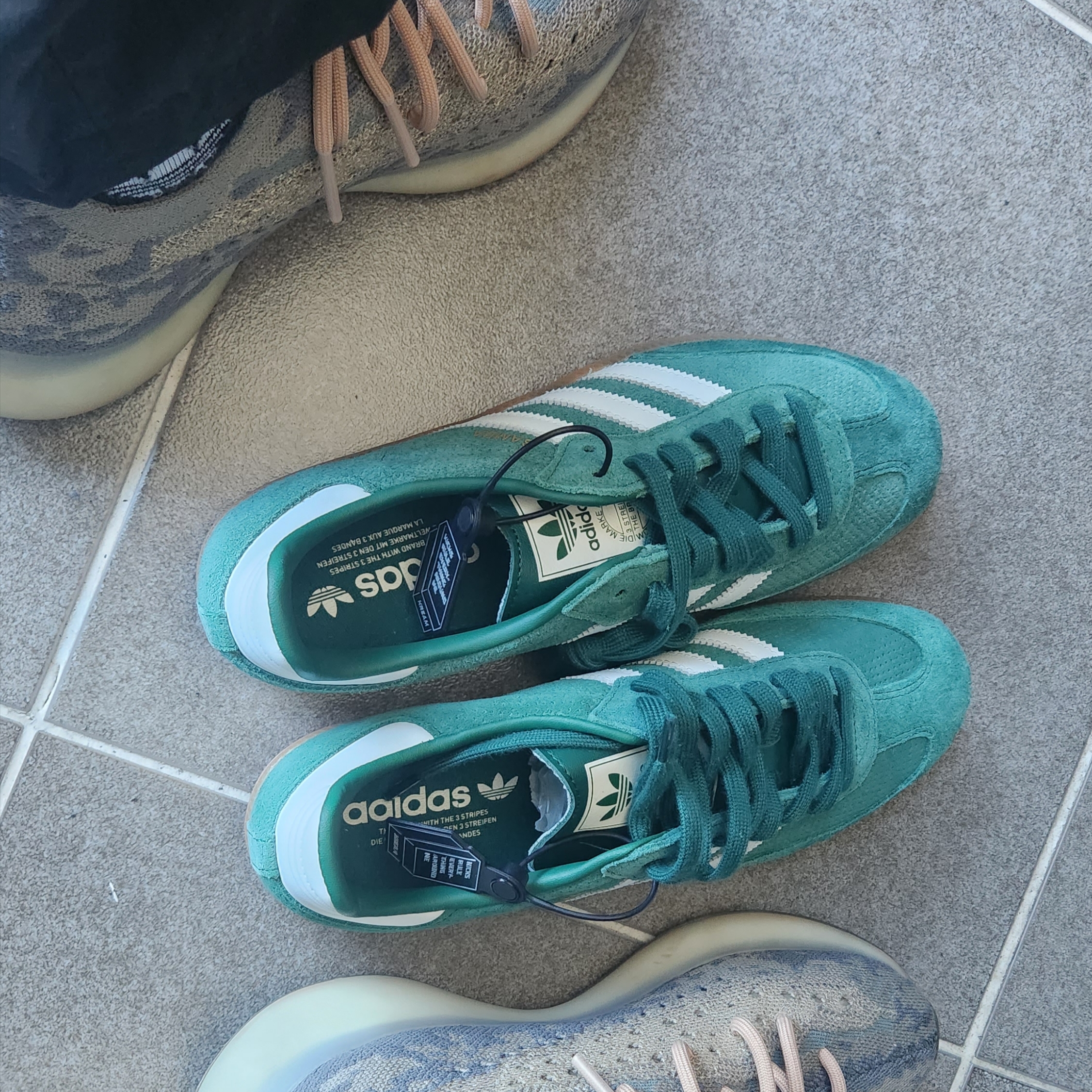 Adidas Samba OG Collegiate Green 착용 스타일