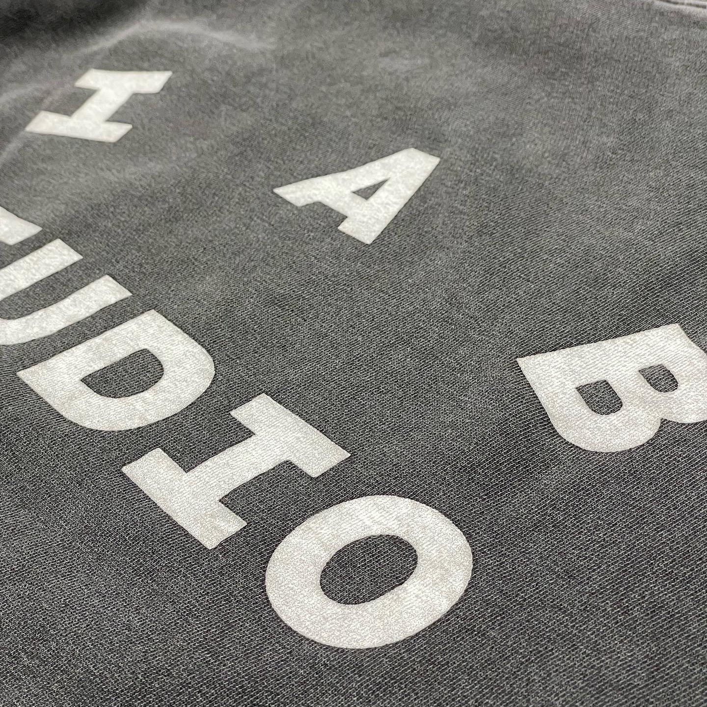 IAB Studio Pigment Hoodie & Sack Black 착용 스타일 - 4