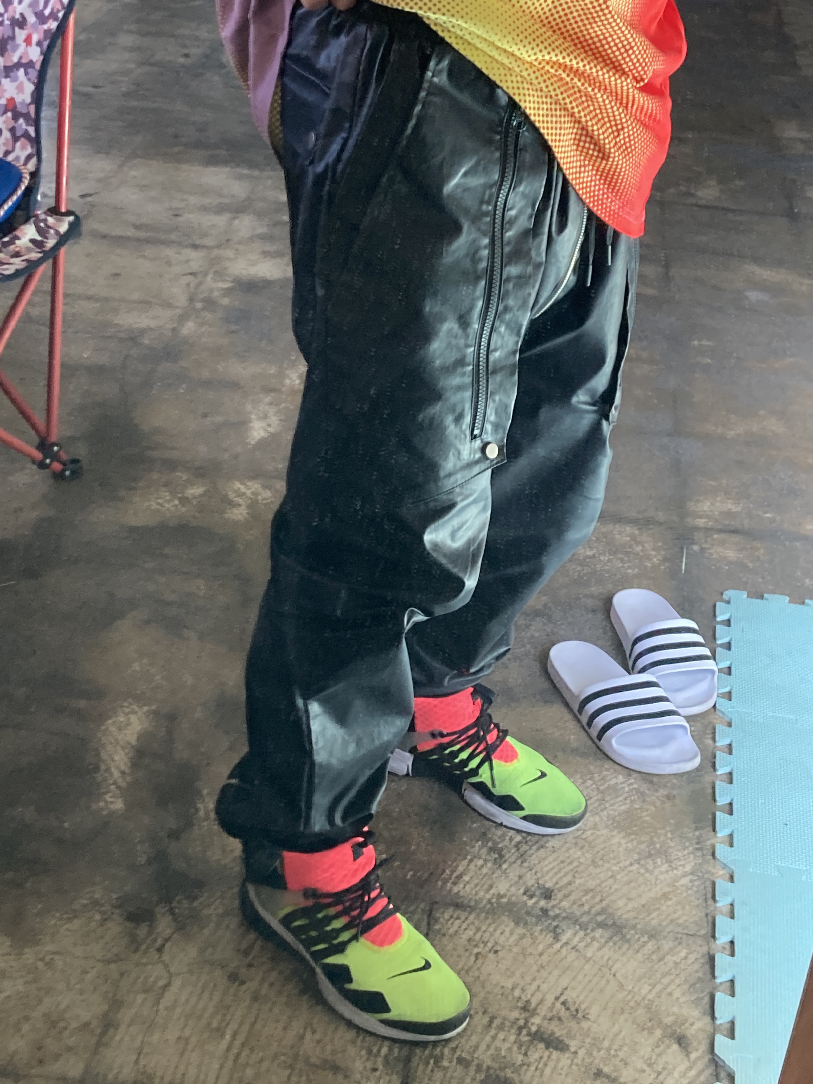 Nike x Acronym Air Presto Mid Multi-Color, Nike x Stussy NRG FL LS Top Multi Color (DO5308-902) 착용 스타일 - 4